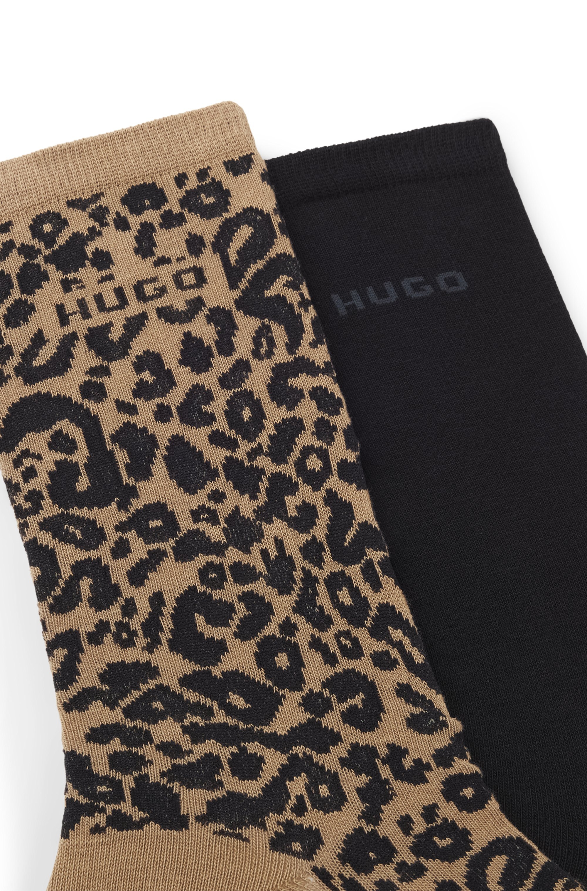 HUGO Underwear Socken »LEO LOGO«, (Packung, 2 Paar), mit HUGO-Schriftzug