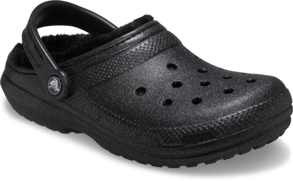 Crocs "Classic Fuzz Lined Glitter" mit Lüftungsöffnungen