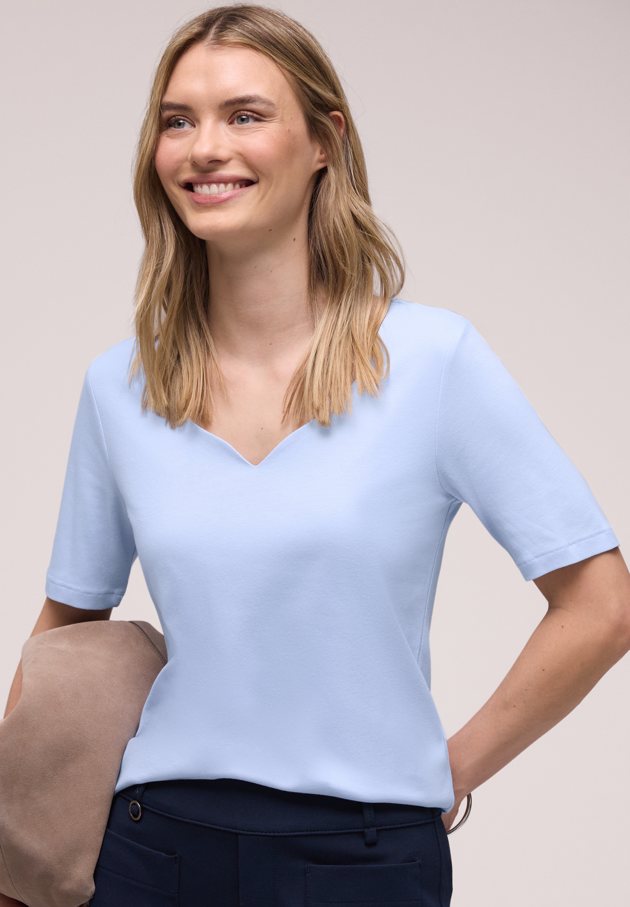 STREET ONE T-Shirt Basic günstig online kaufen