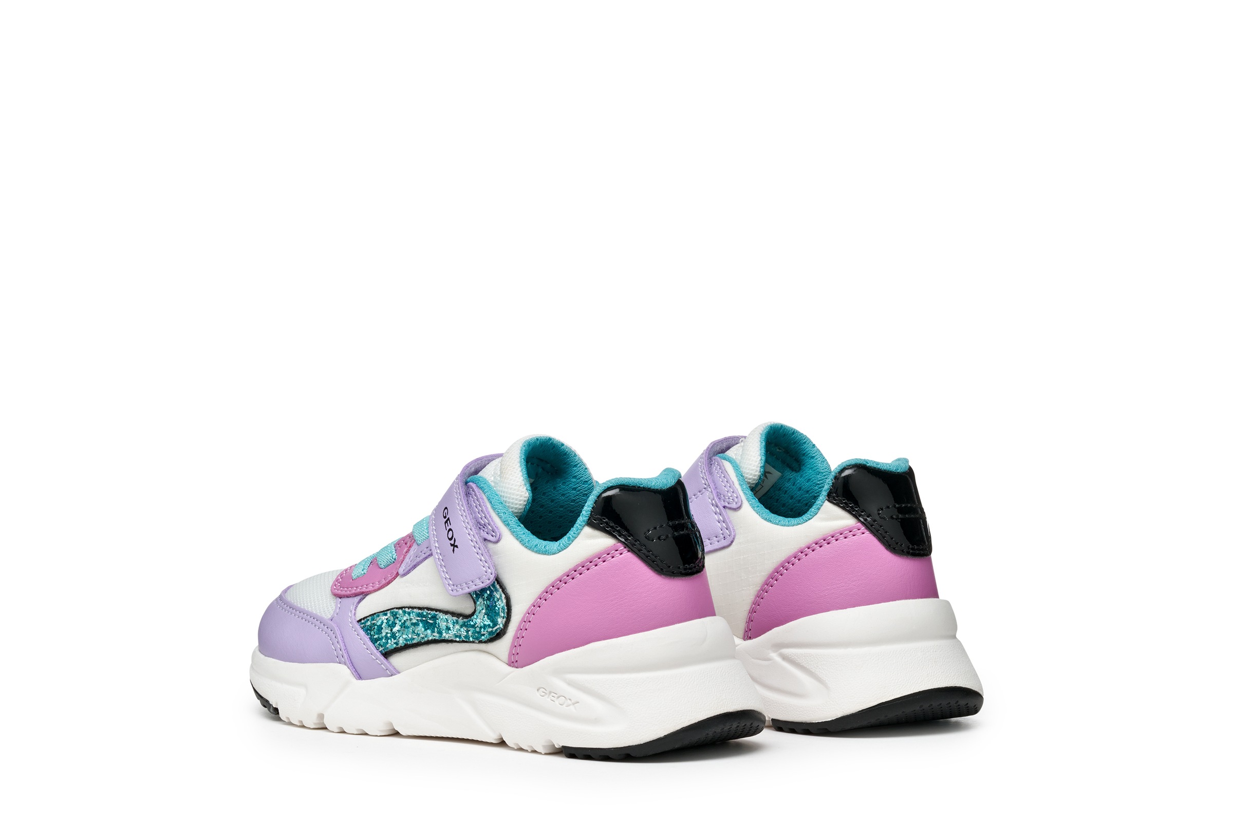 Thumbnail - Geox Sneaker "J LOFTUS GIRL" Slipper mit praktischem Klettverschluss, Größenschablone zum Download