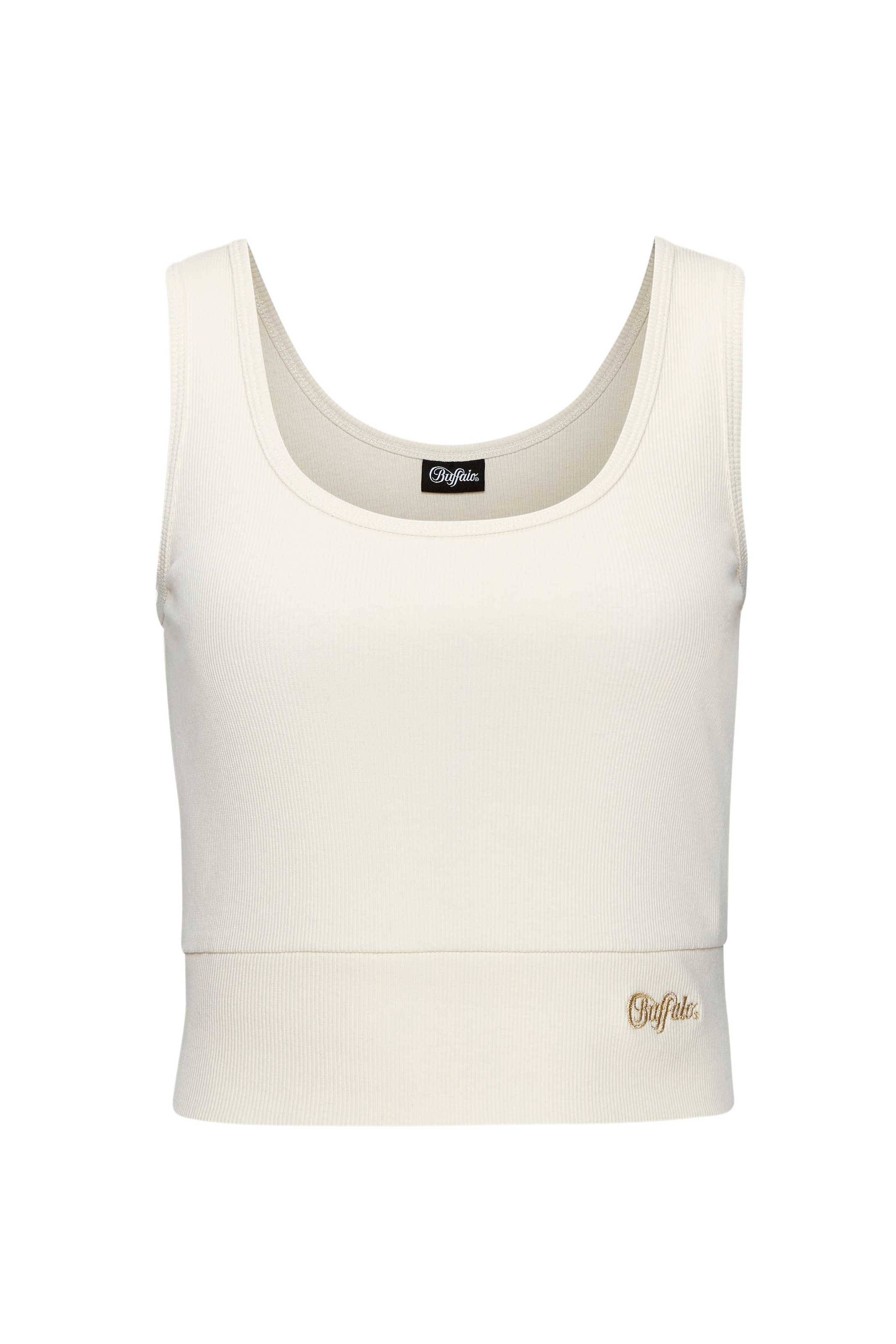 Buffalo Crop-Top, in Rippstruktur mit breitem Bund
