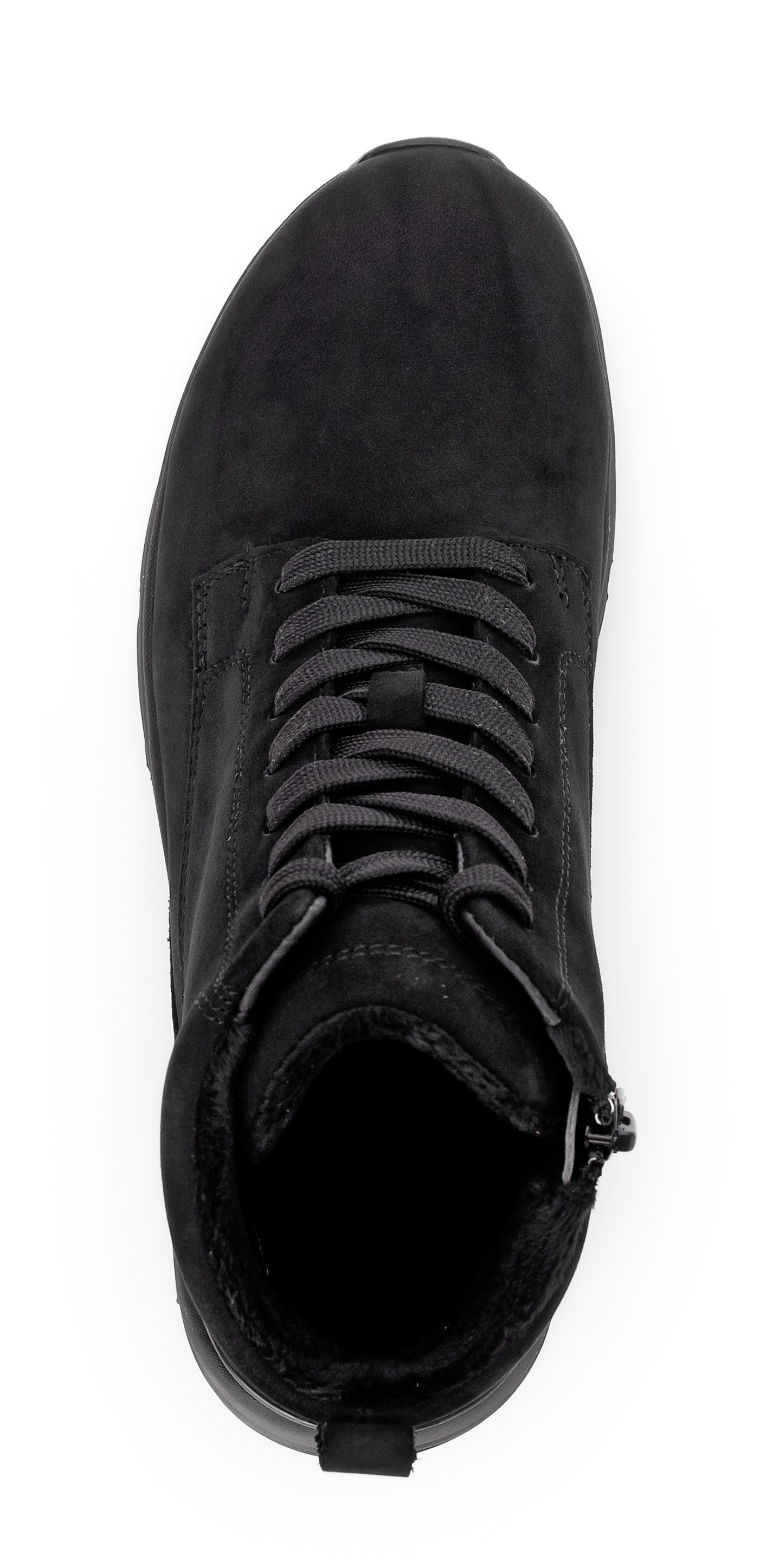 Gabor Rollingsoft Schnürboots, Keilabsatz, Freitzeitschuh, High-Top-Sneaker, Label an der Ferse