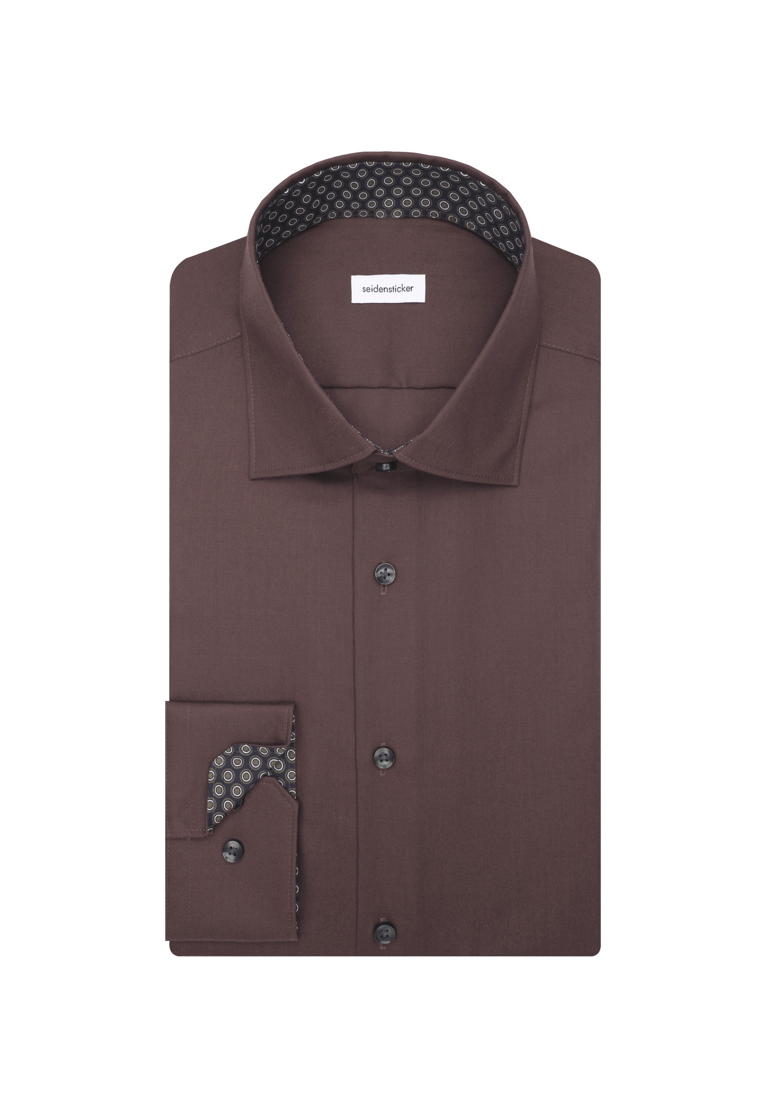 seidensticker Businesshemd »Schwarze Rose«, Slim 1/1 Kentkragen Uni