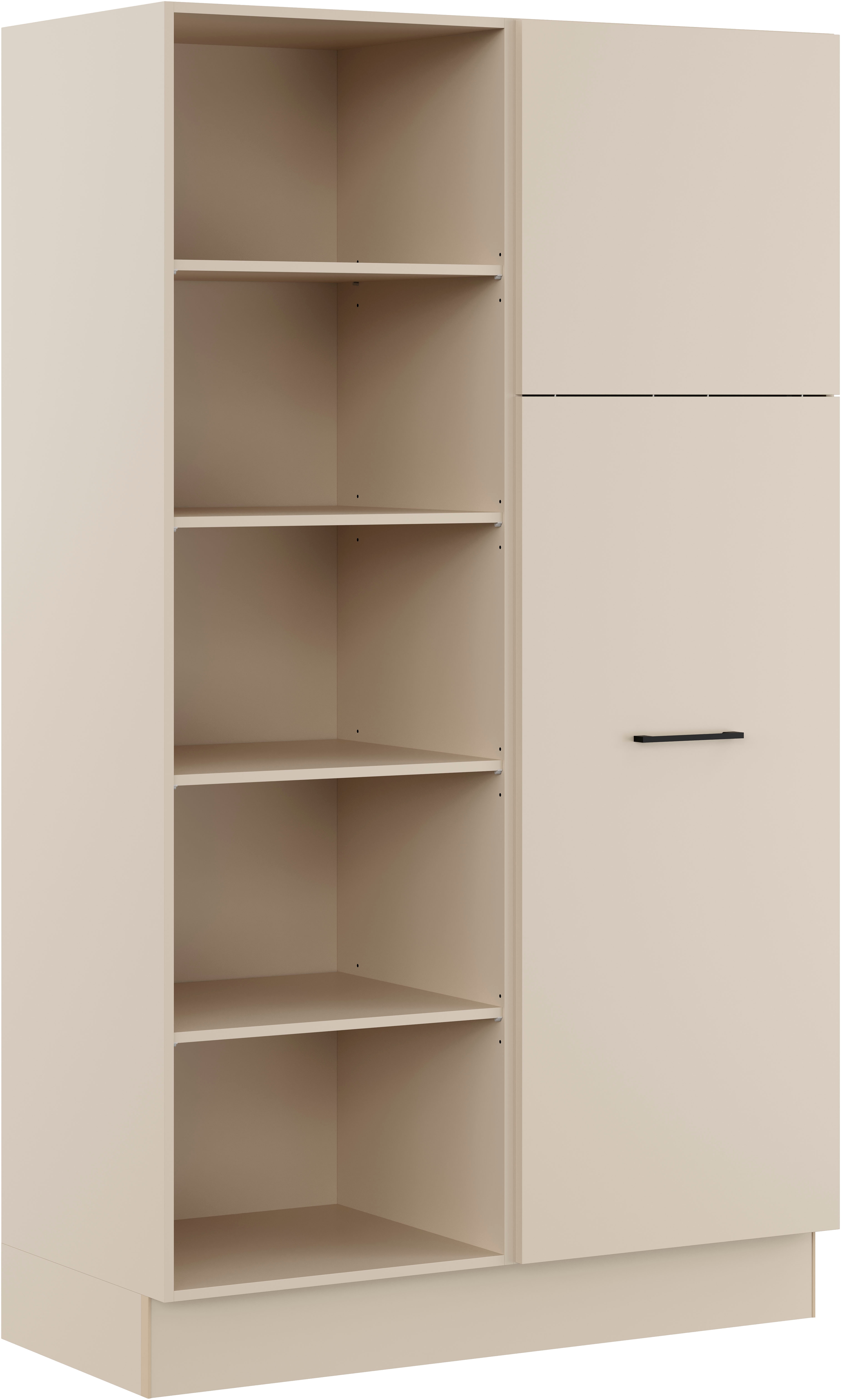 IMPULS KÜCHEN "Warschau" Seitenschrank zur individuellen Ausstattung und offenes Regal, 3 Stk. tlg.