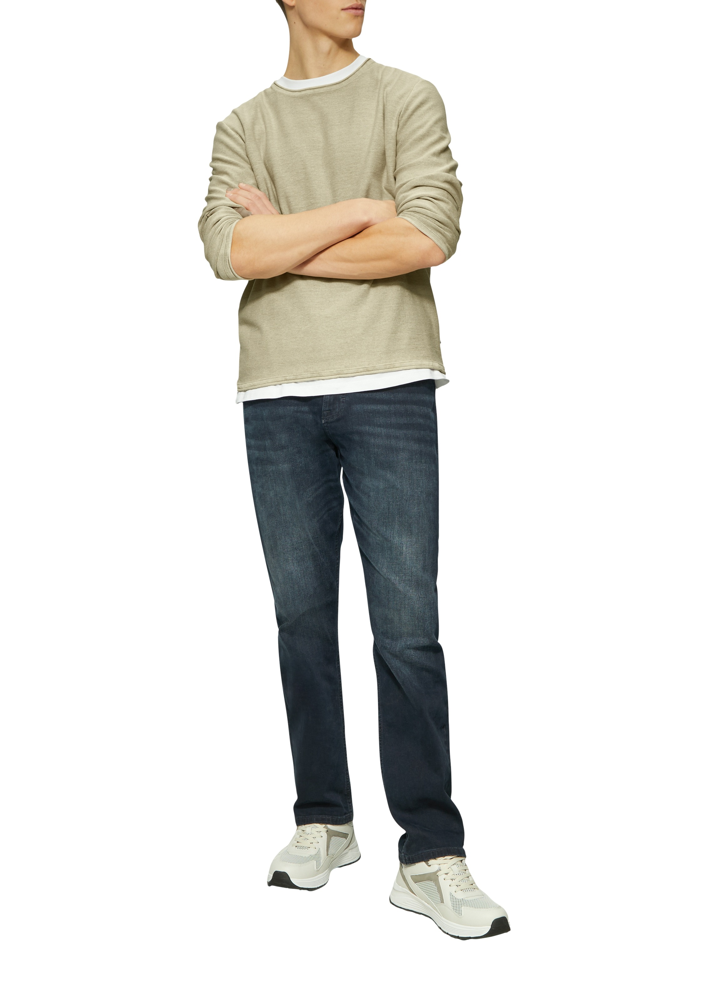 QS Strickpullover, mit Rollkante günstig online kaufen