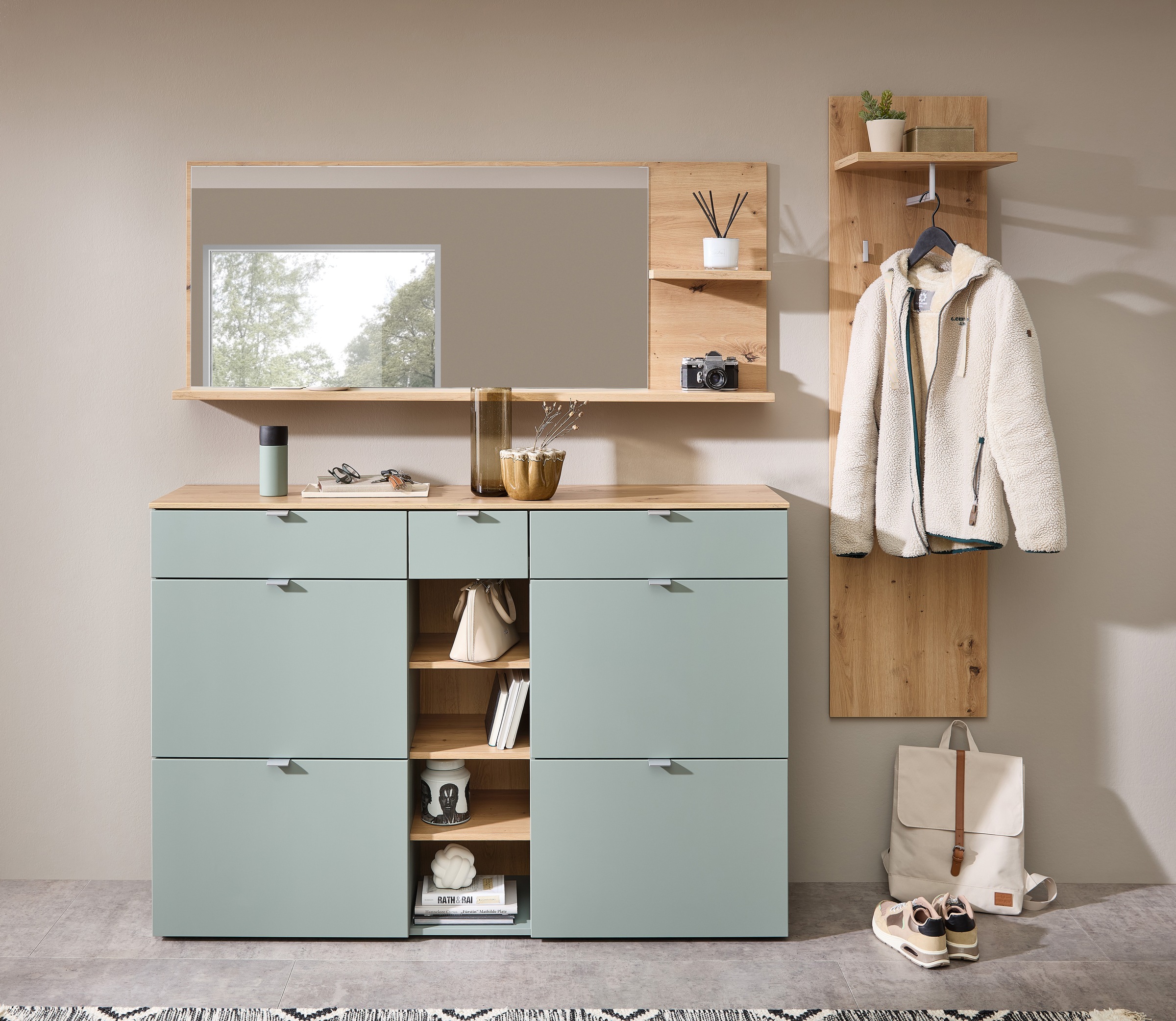 Innostyle Garderoben-Set "Bari Garderobenprogarmm, BxHxT 208x202x38 cm" Set günstig online kaufen