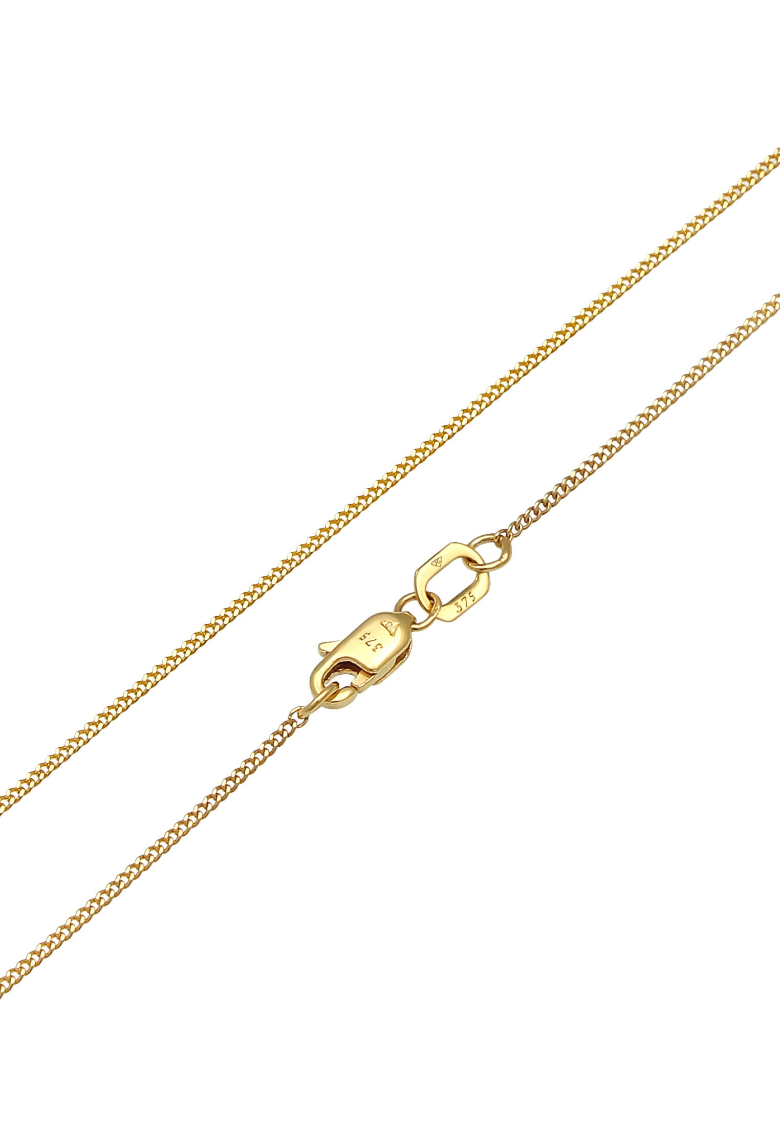 Elli DIAMONDS Collierkettchen »Solitär Diamant (0.03 ct.) Elegant 375 Gelbgold«