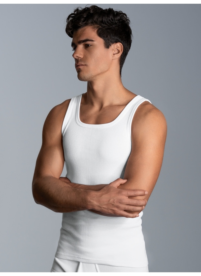 Trigema Achselhemd "TRIGEMA Unterhemd Doppelripp im Doppelpack", 2 Stk. günstig online kaufen