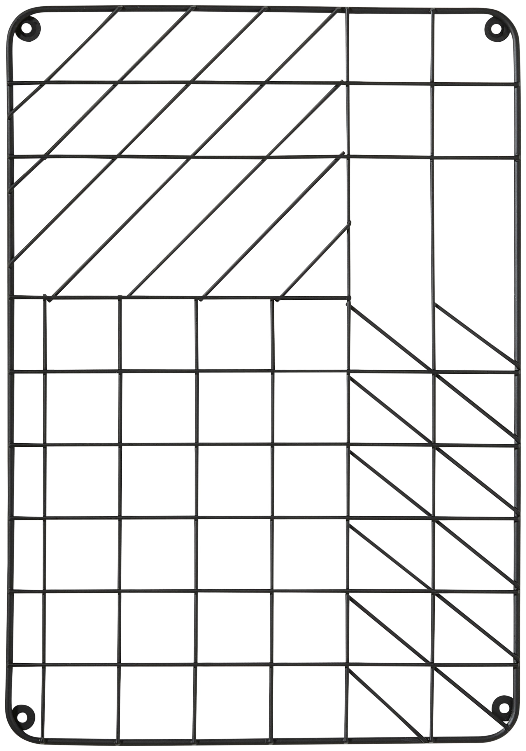 welltime Wandregal »Loft«, Hängeregal aus Metall, BxH: 35x50cm, Metallregal im Industrial Style