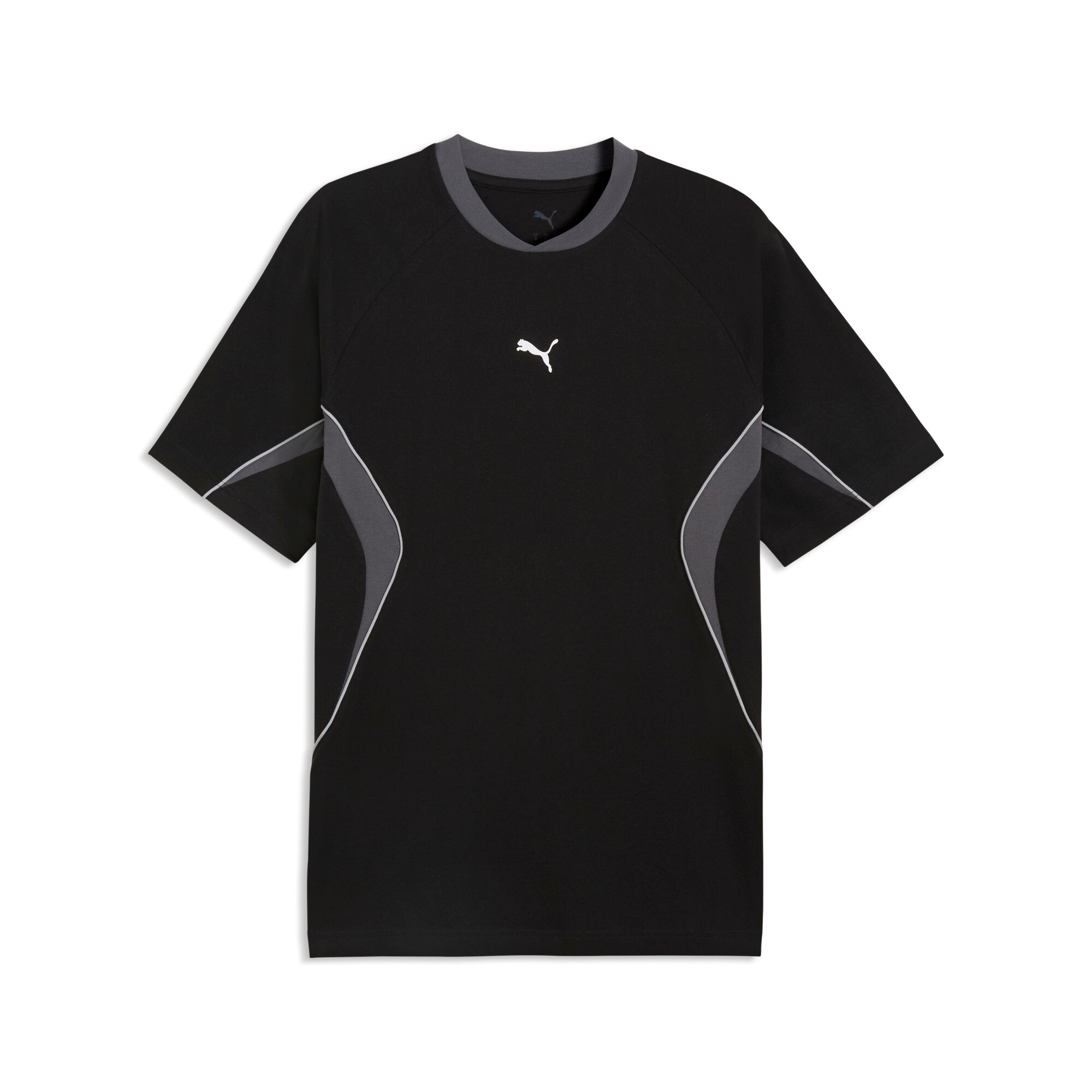 PUMA T-Shirt "SPORT RELAXED BLOCKING TEE" mit Rundhalsausschnitt, Kurzarmdesign, unifarben, aus Baumwolle