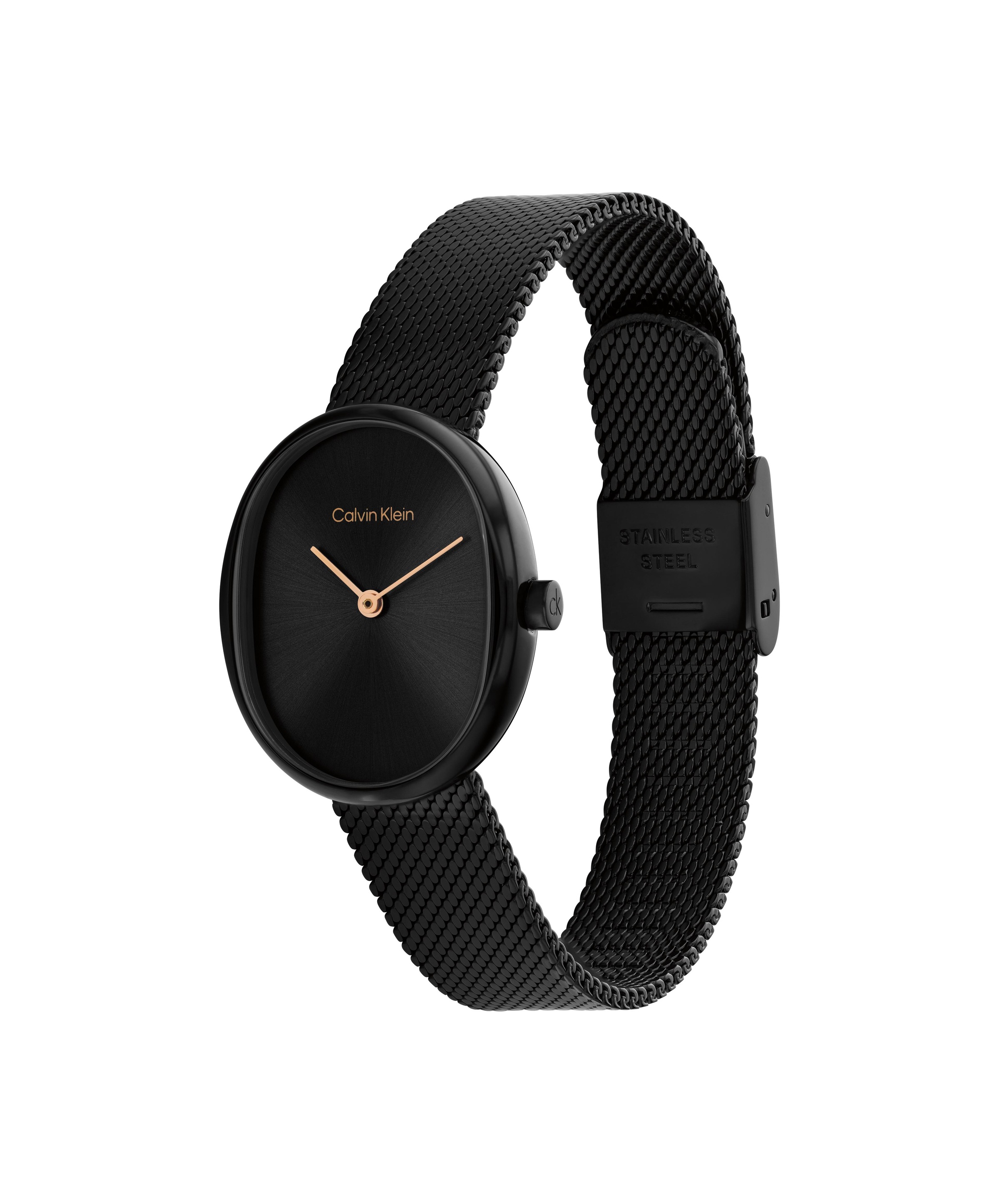 Calvin Klein Quarzuhr »Euphoria« Armbanduhr, Damenuhr, Edelstahlarmband, analog