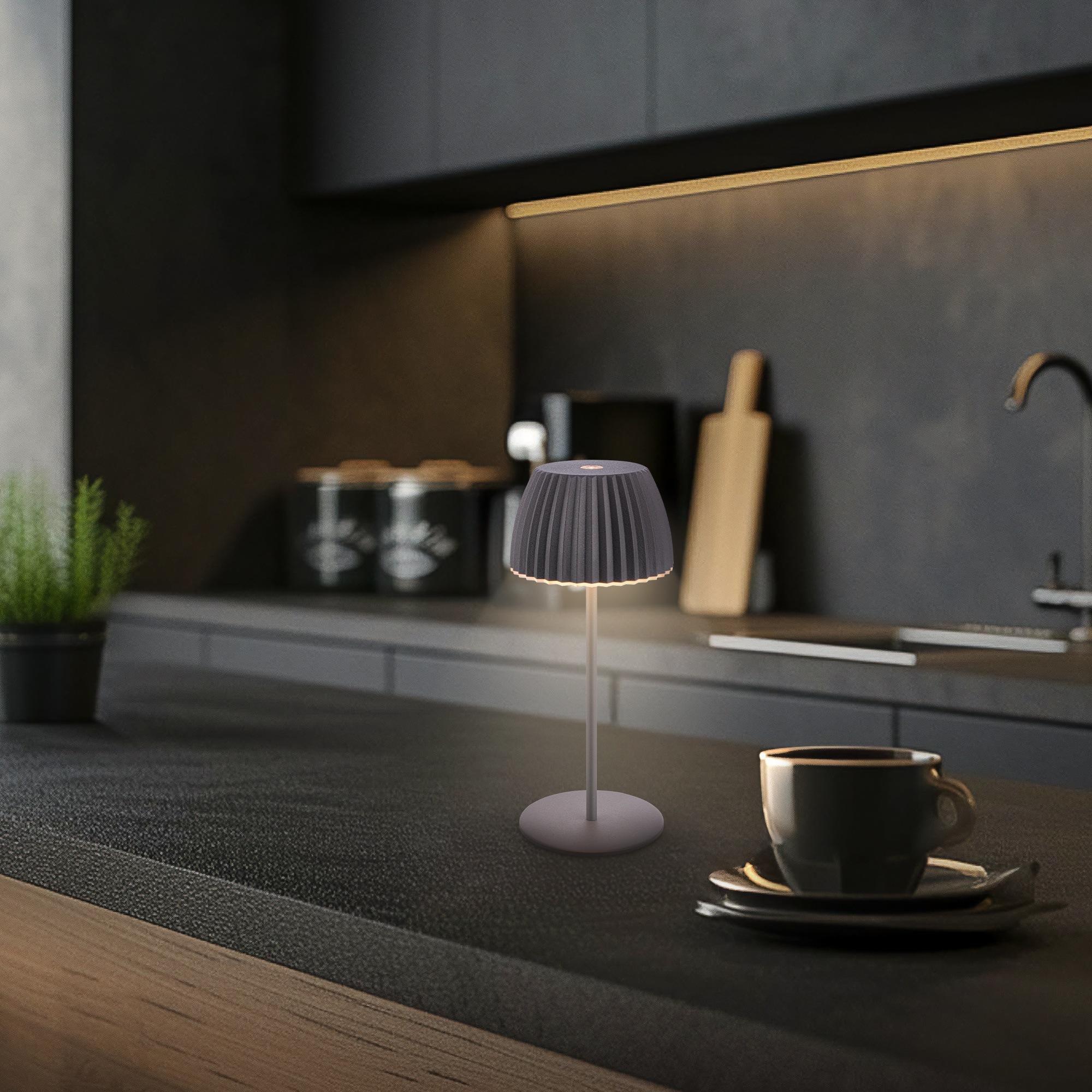 Briloner Leuchten LED Tischleuchte »Akku LED Tischleuchte«, Leuchtmittel LED-Modul | LED fest integriert