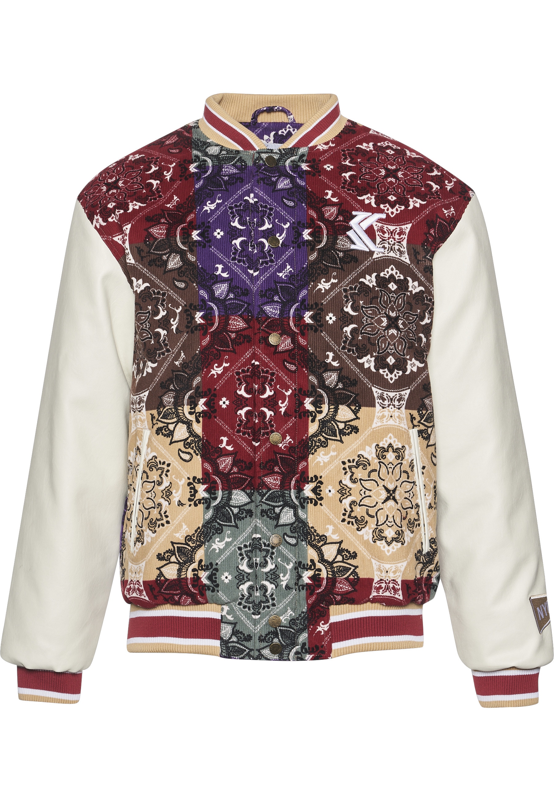 Karl Kani Collegejacke "Karl Kani Herren KM233-046-1 KK OG Block Paisley Co günstig online kaufen