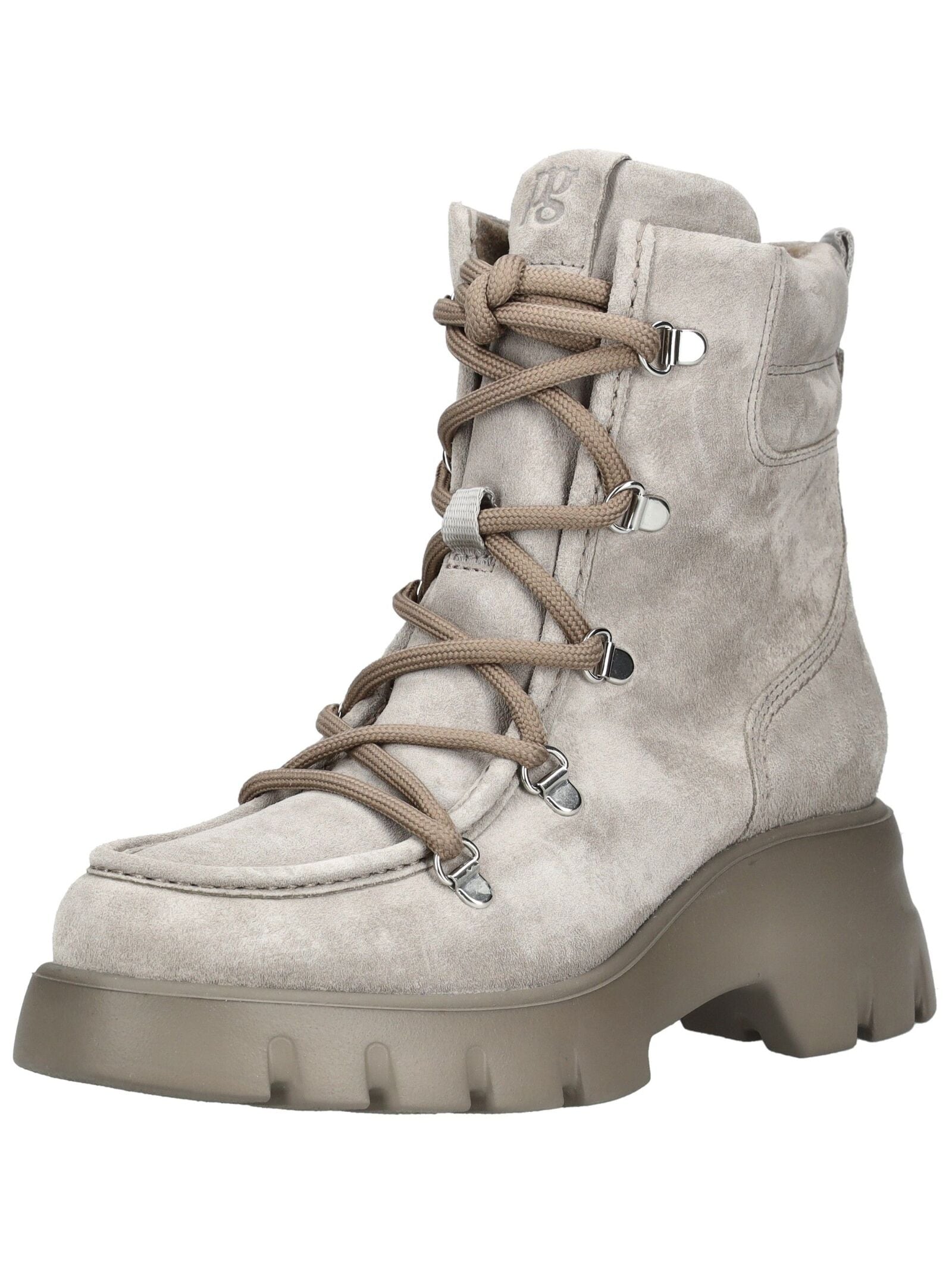 Paul Green Schnürstiefelette "Paul Green Stiefelette Veloursleder" günstig online kaufen