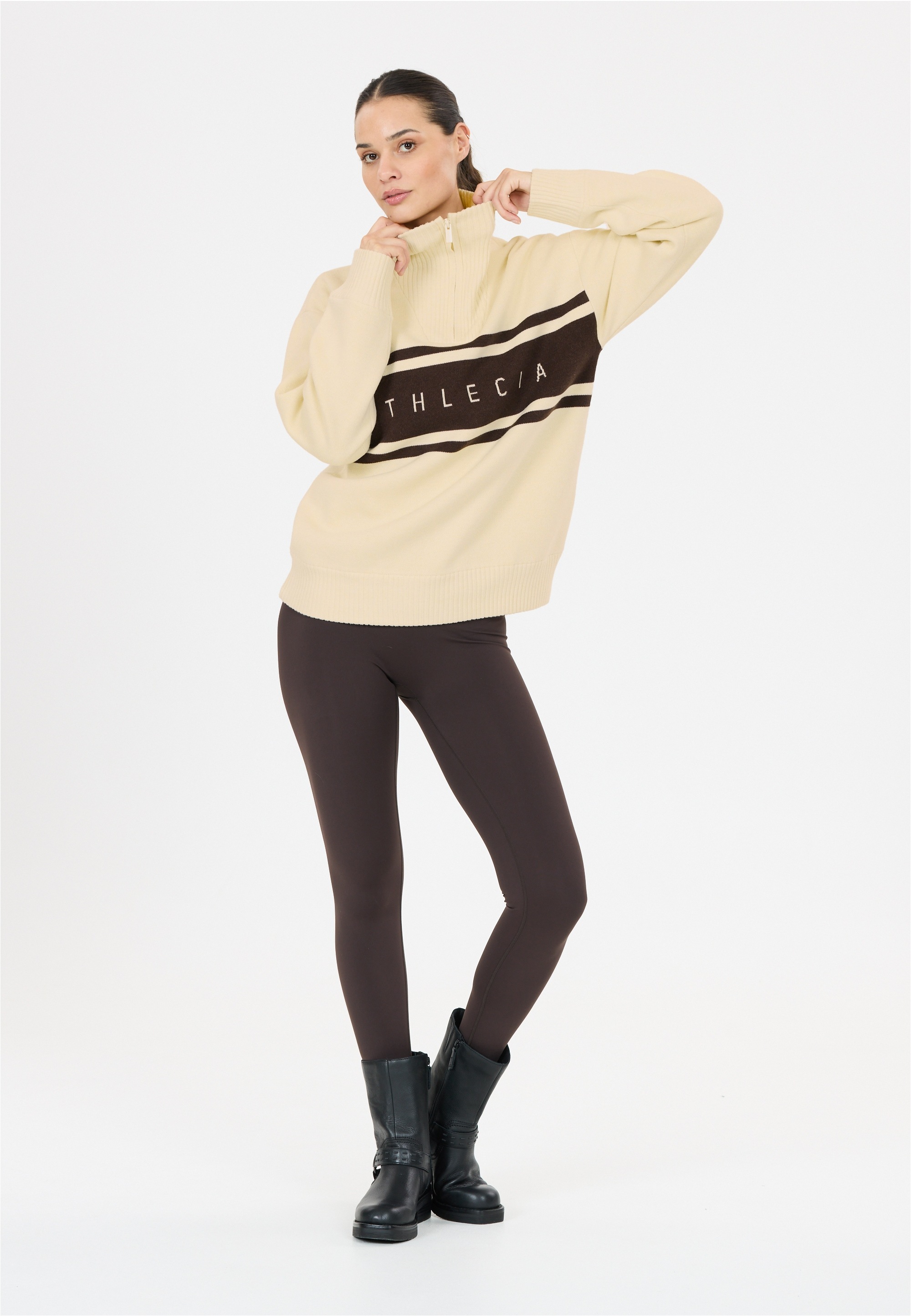 ATHLECIA Strickpullover »Yiruma« mit kuscheligem Design