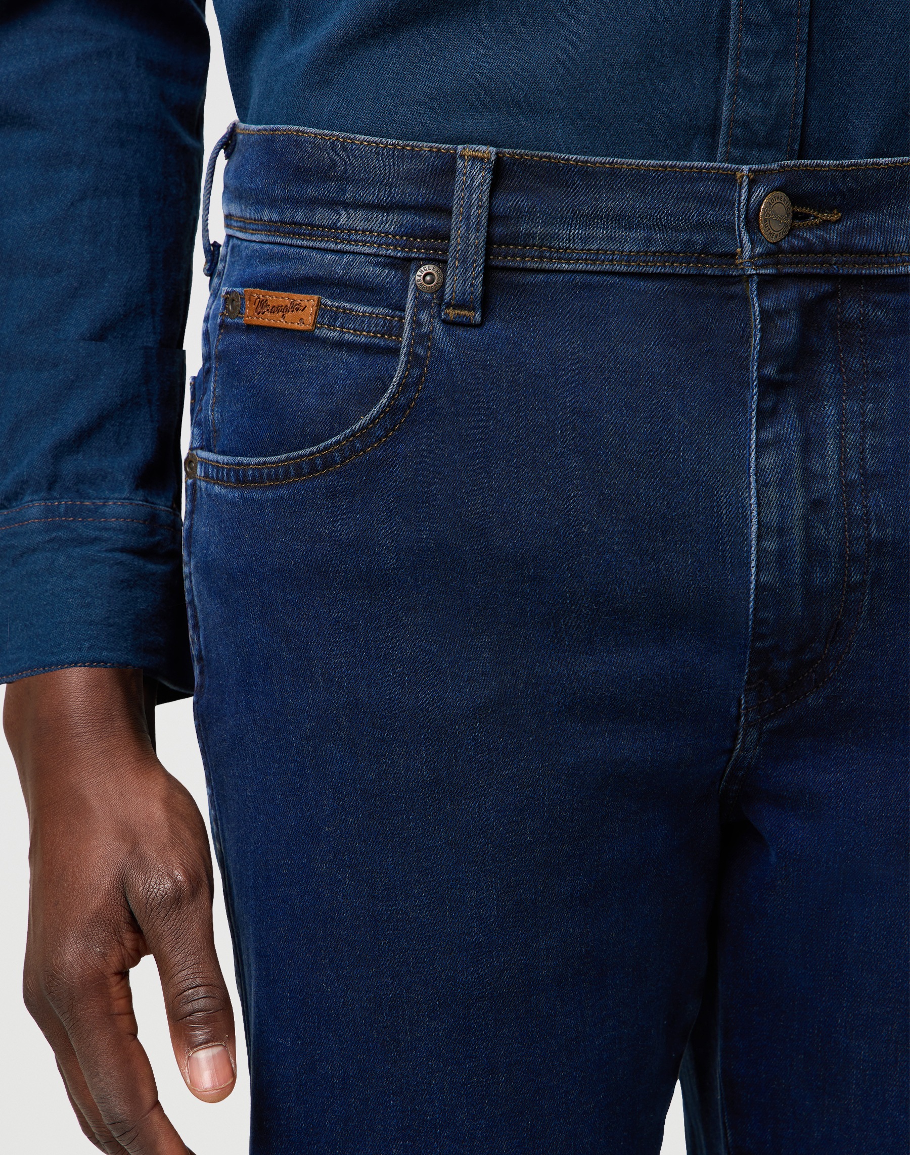Wrangler Texas Regular Fit Jeans Rustic Navy 28 2