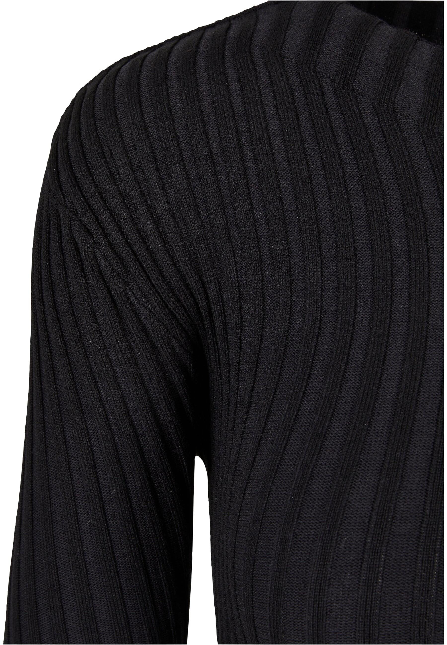 URBAN CLASSICS Rundhalspullover »Urban Classics Damen Ladies Short Rib Knit Twisted Back Sweater«, (1 tlg.)