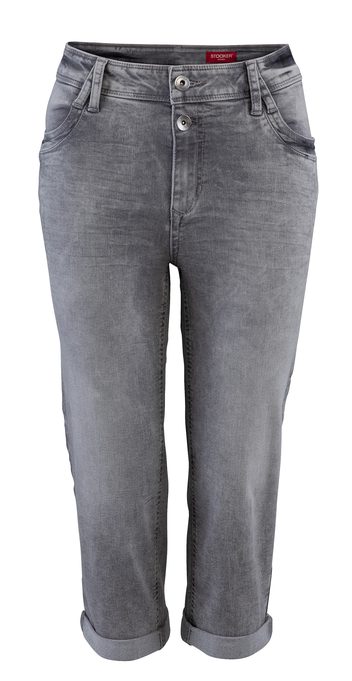 STOOKER WOMEN 7/8-Jeans »LIMA Boyfriend Fit Capri«, Boyfriend Fit Casual Twill Capri Hose für Damen