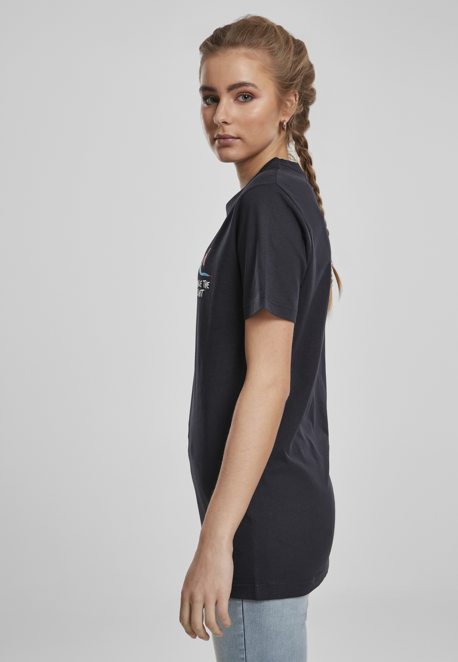 MisterTee Kurzarmshirt "MisterTee Damen Ladies Exhale Tee" 1 Stk. tlg. günstig online kaufen