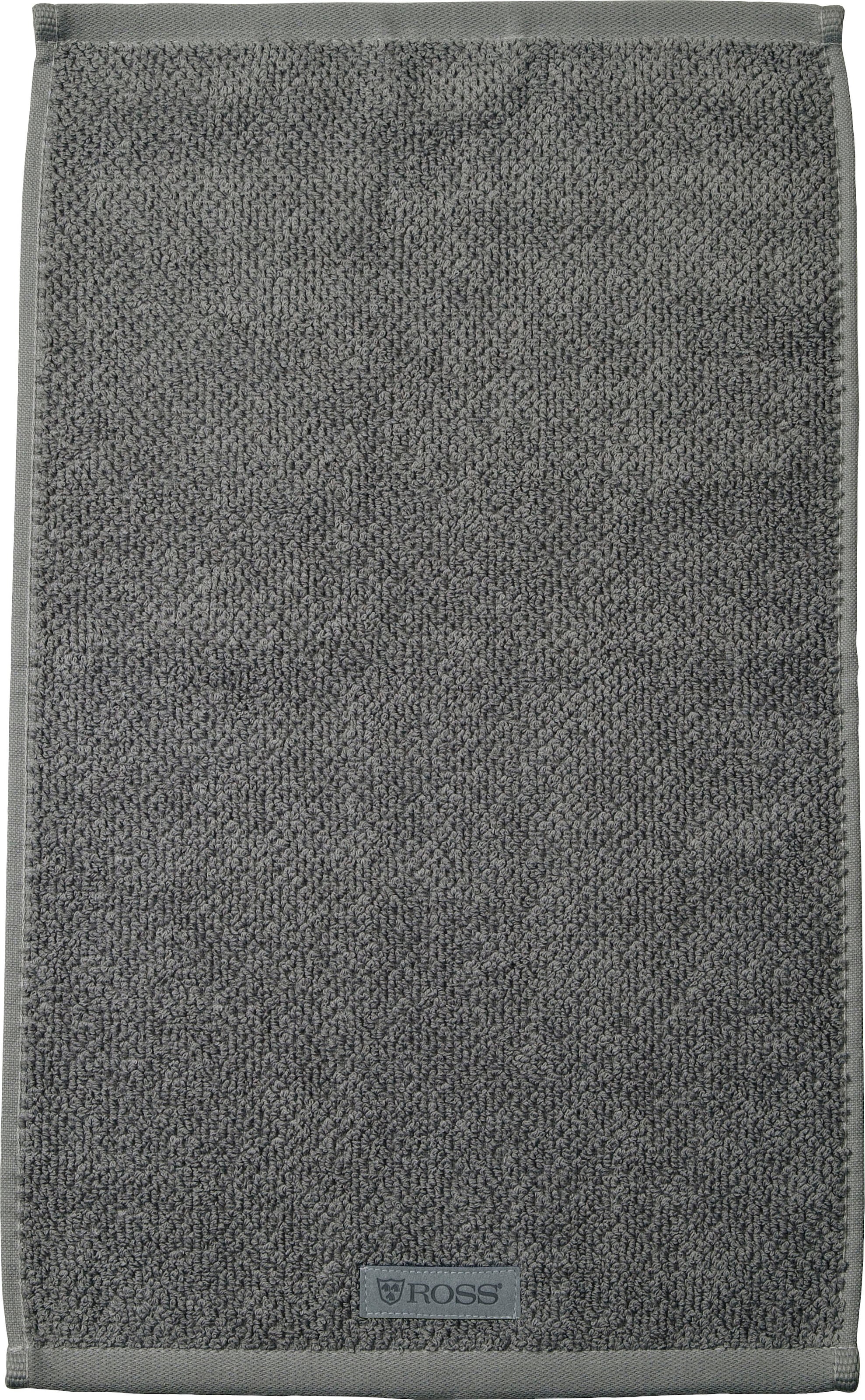 Gästehandtücher ROSS, B:30cm L:50cm, grau, Frottier, Obermaterial: 100% Baumwolle, Handtücher, "Selection", 100 % Bio-Baumwolle