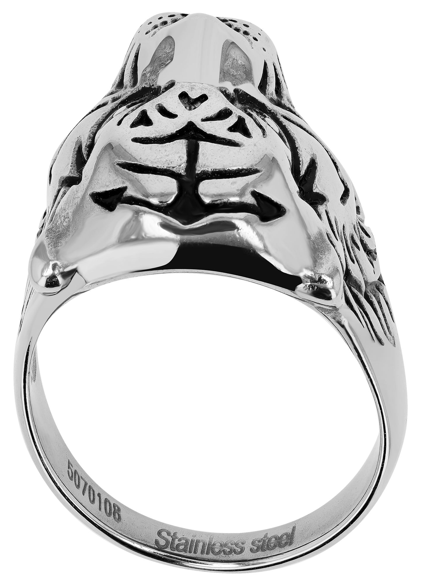 Fingerring ADELIA´S "Herren Ring aus Edelstahl" Gr. 68, silber, Fingerringe, Herren, 68, Edelstahl, Fingerring