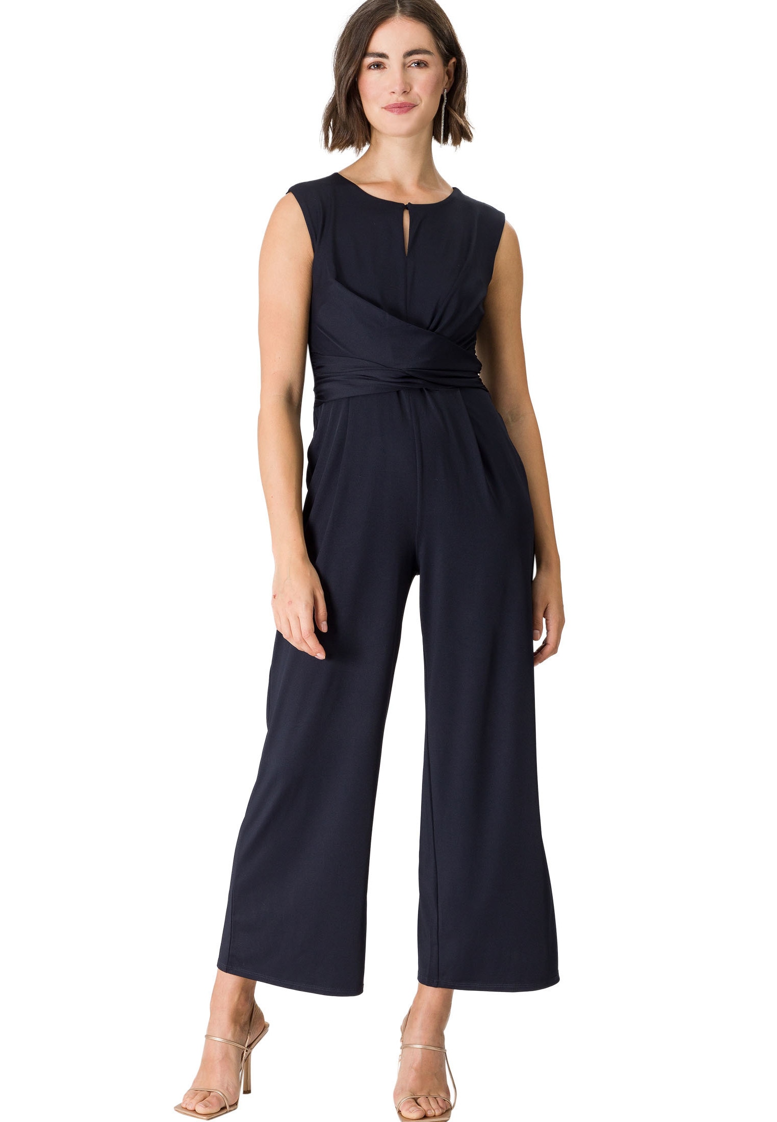 Zero Overall »zero Jumpsuit mit Raffung«, (1 tlg.), drapiert /gerafft