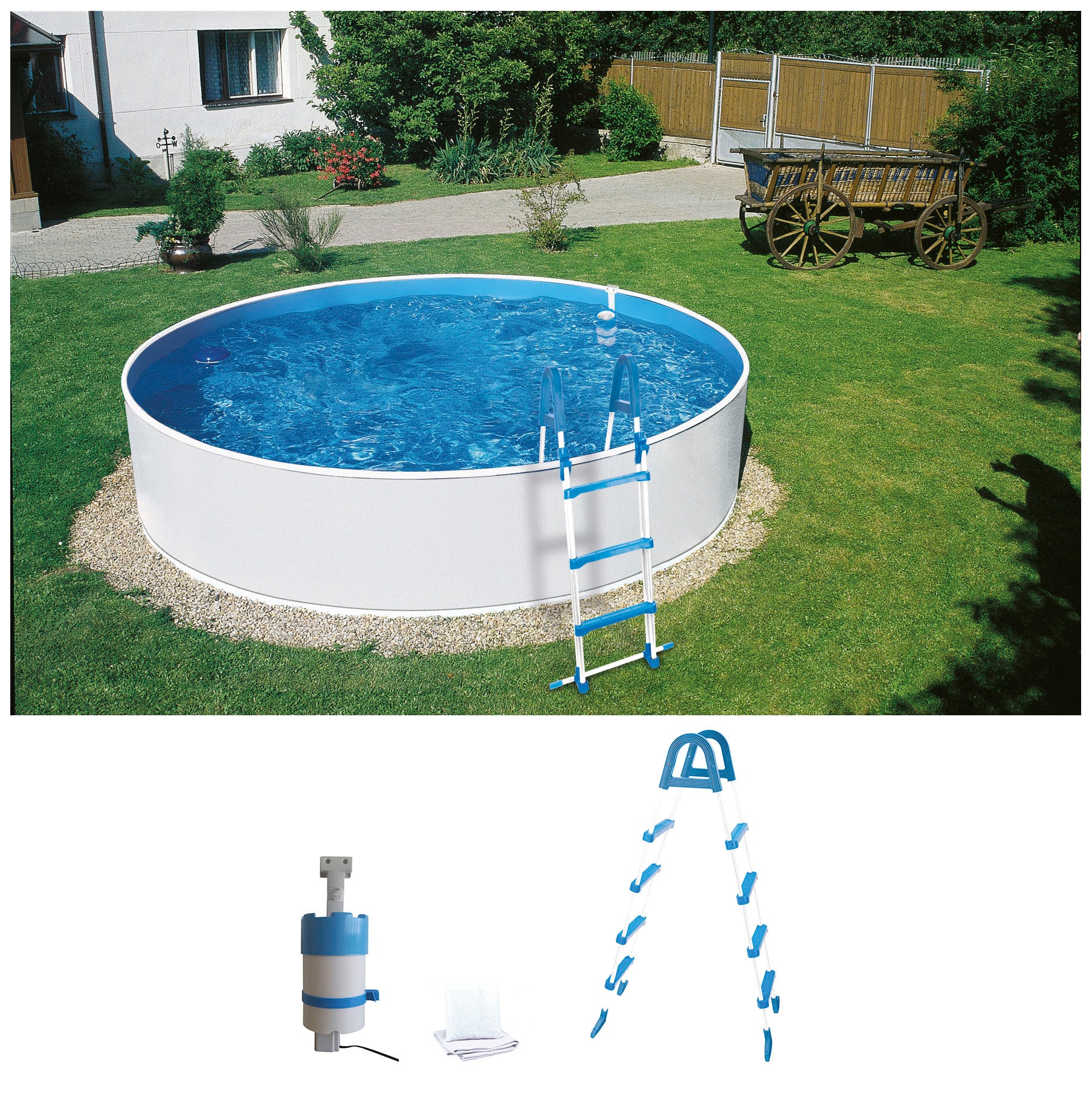 my POOL BWT Rundpool inkl. Skimmy und Stahlrohrleiter günstig online kaufen