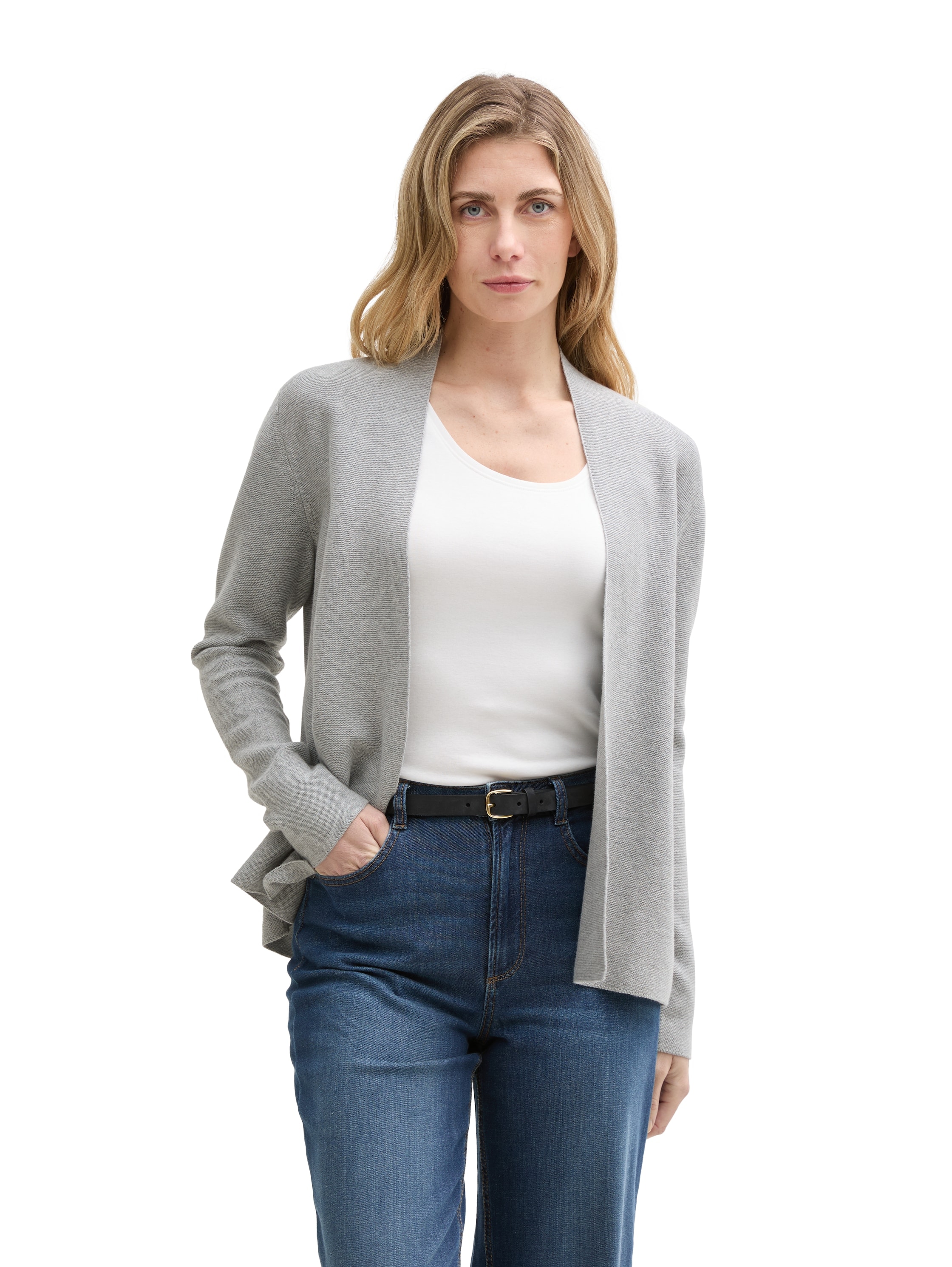 TOM TAILOR Cardigan, mit feiner Struktur