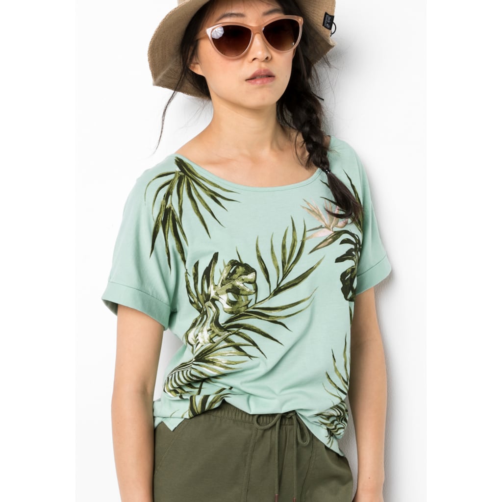 Jack Wolfskin Rundhalsshirt »TROPICAL LEAF T W«