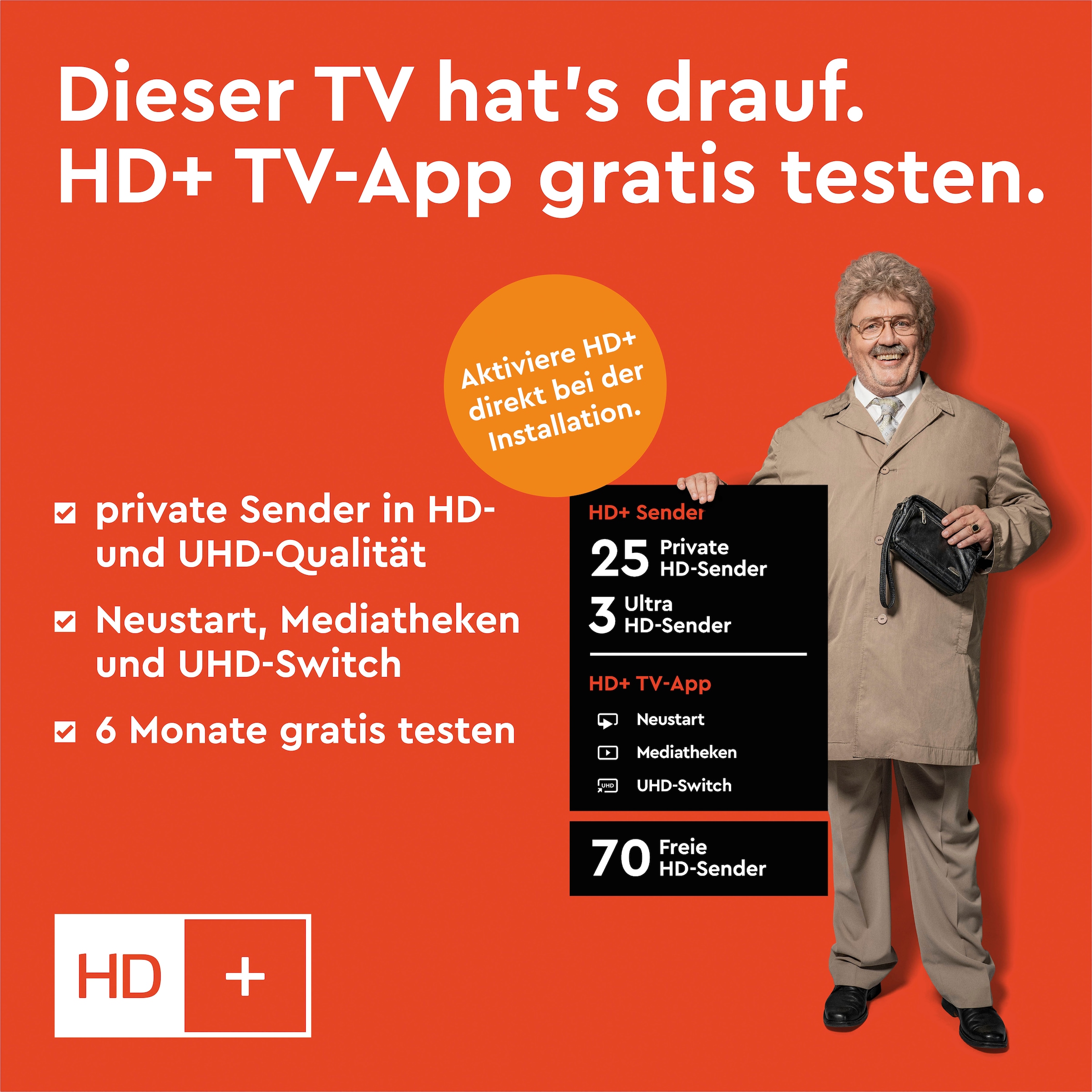 JVC LED-Fernseher »LT-32VHP256W«, Smart-TV