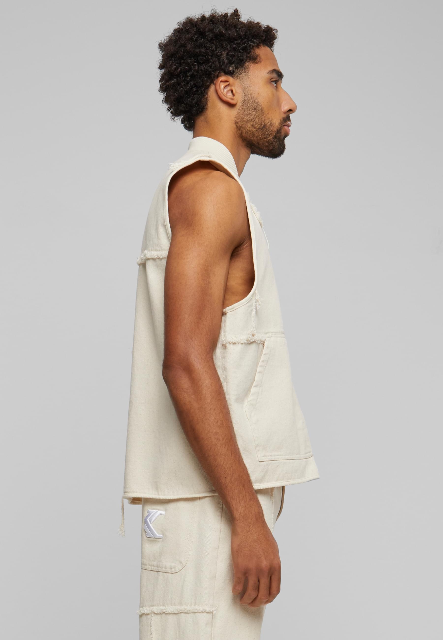 Karl Kani Steppweste »Karl Kani Herren KM241-011-1 Karl Kani Retro Patchwork Vest«, (1 tlg.)