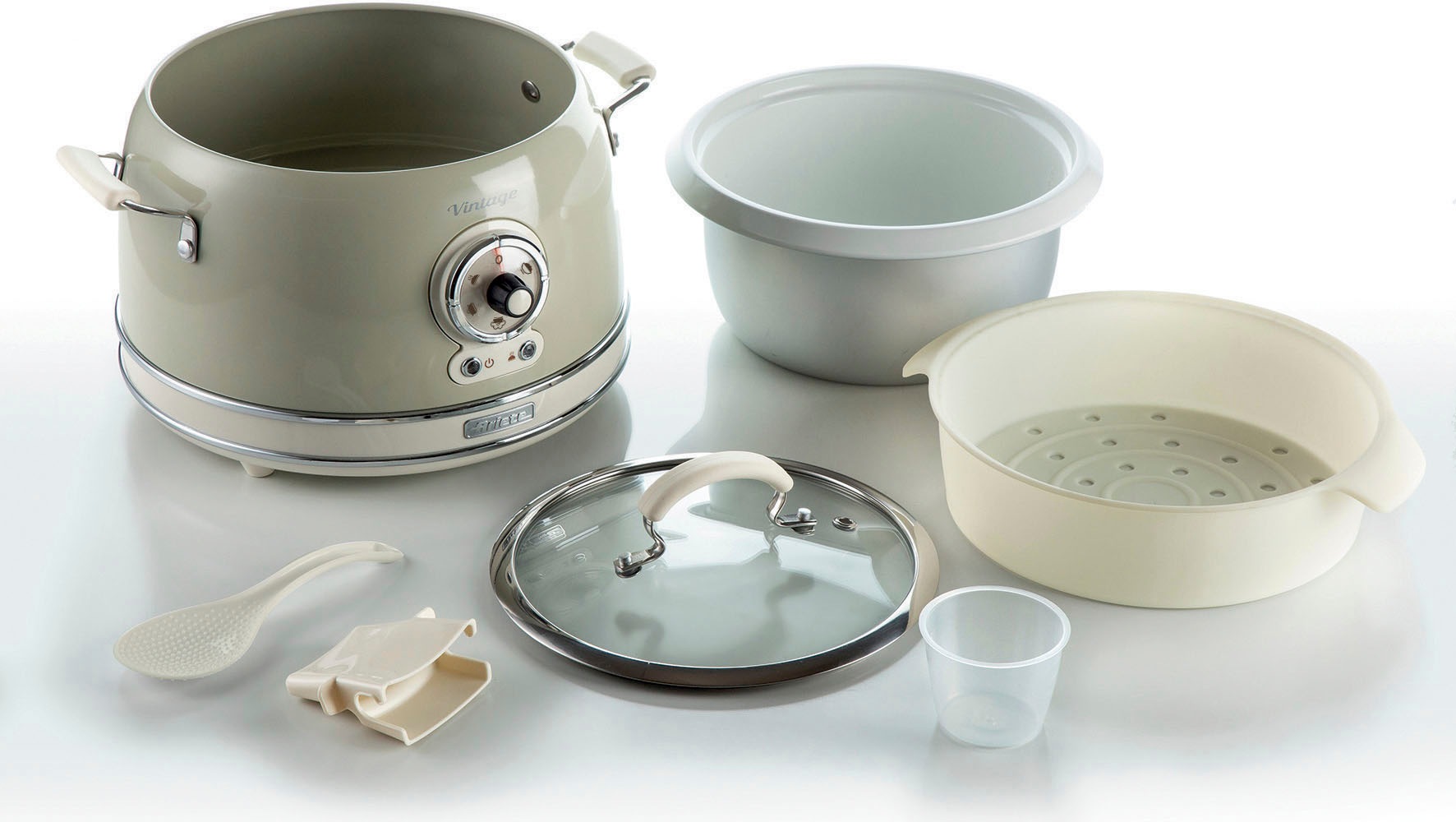Ariete Cuiseur Vapeur Alimentaire 00c290403ar0 700w Beige One Size unisex 3