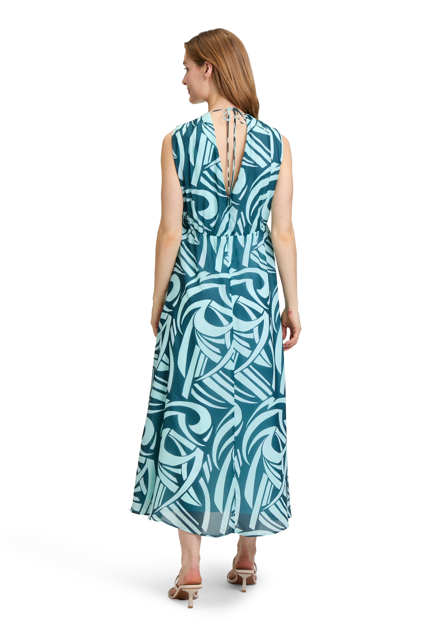 Betty&Co Chiffonkleid »Betty & Co Chiffonkleid ohne Arm«, Druck