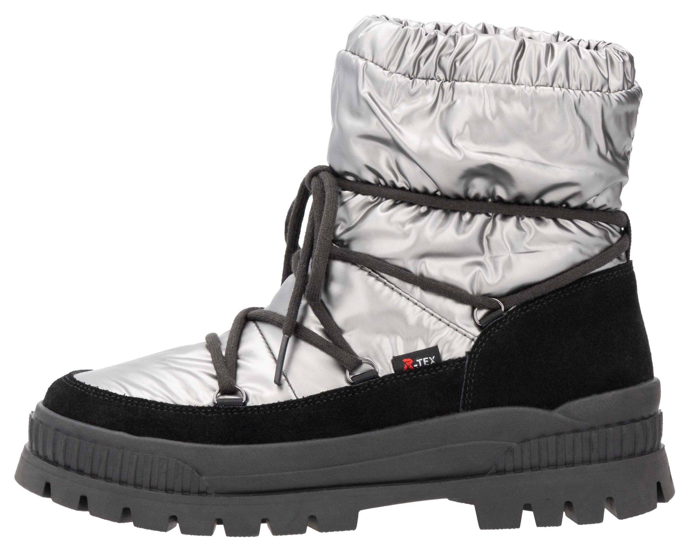Rieker EVOLUTION Winterboots, Schneeboots, Schnürstiefelette mit wasserabweisender TEX-Membran