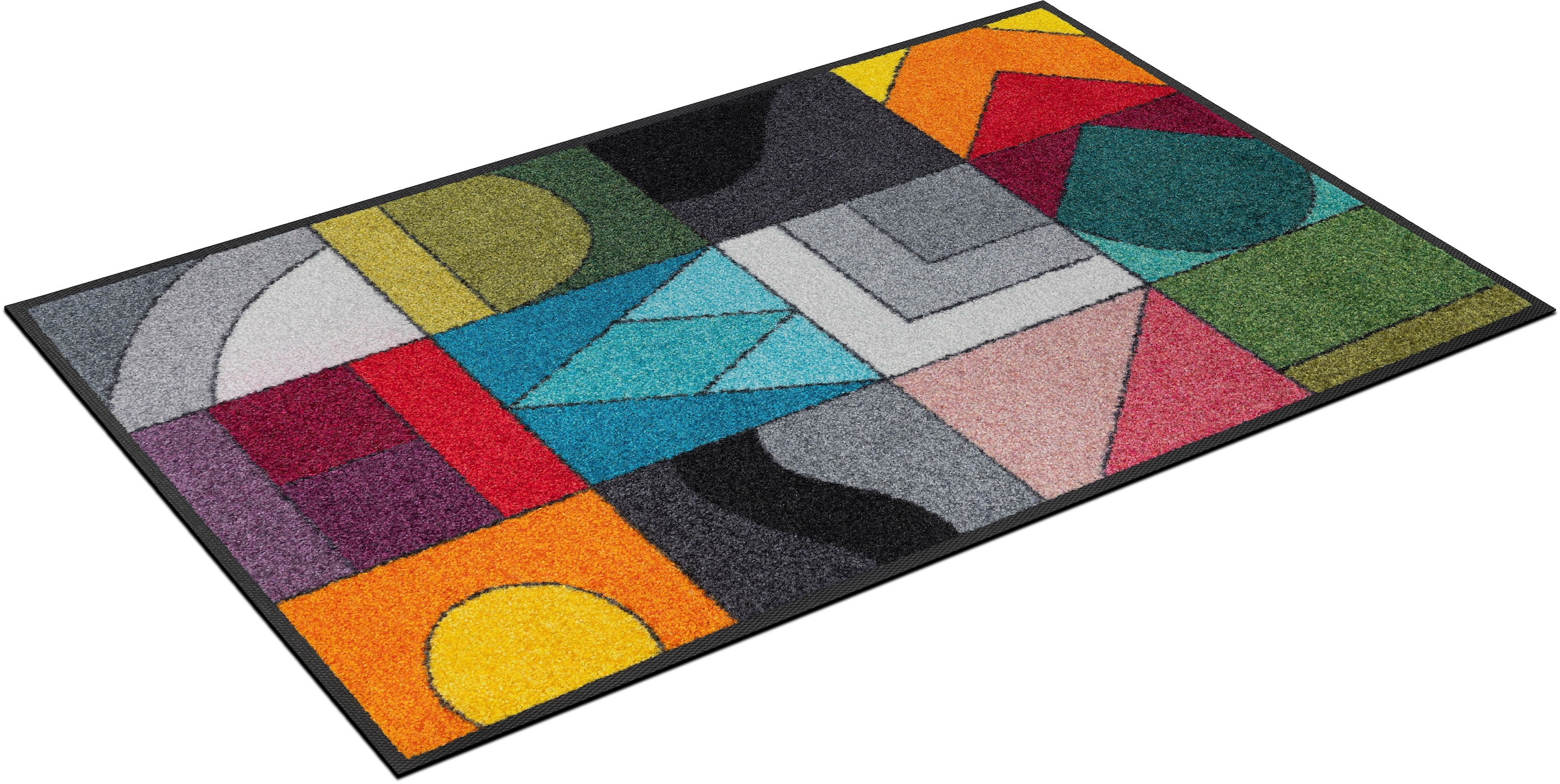 Fußmatte »Momix«, rechteckig, Schmutzfangmatte, modernes Patchwork Design,...