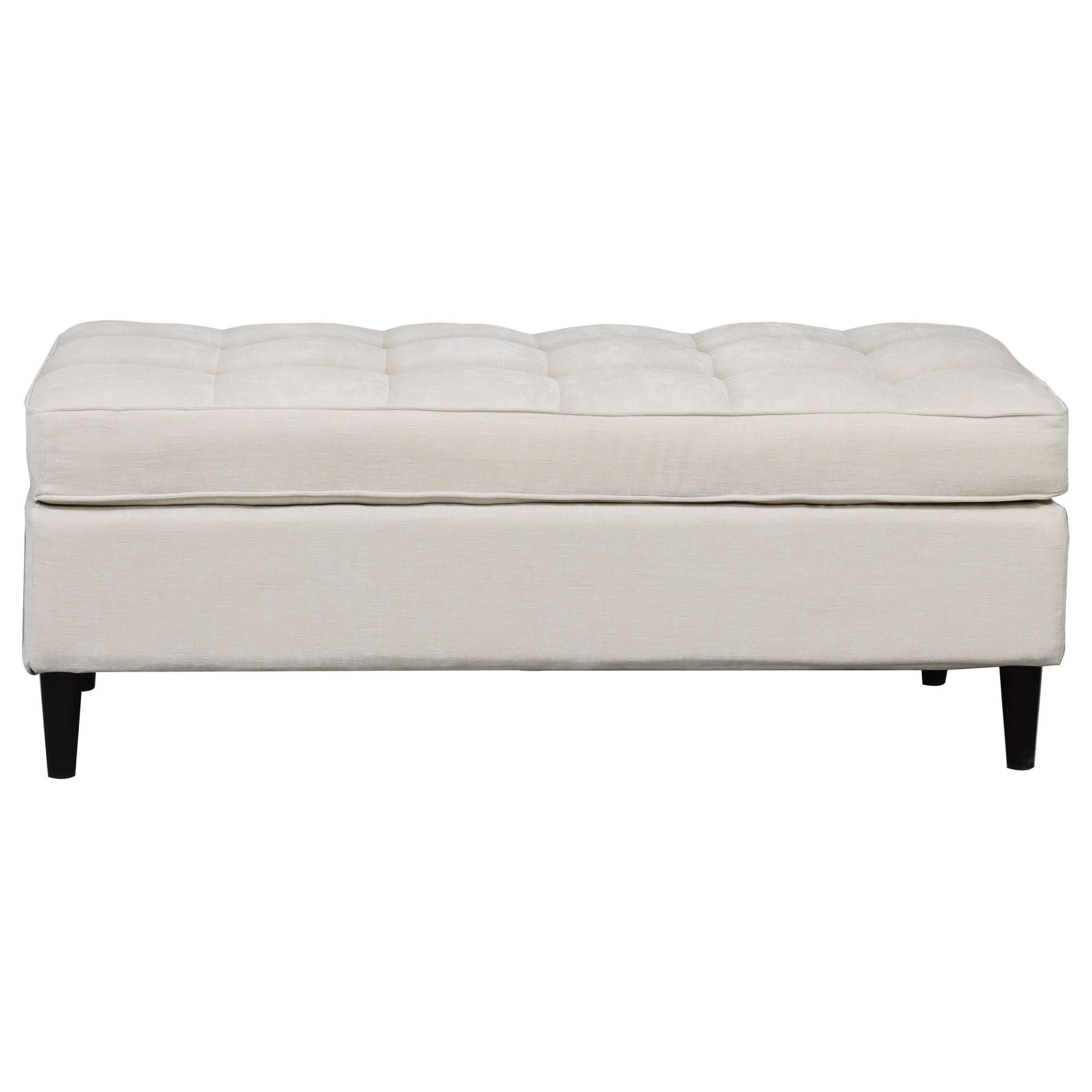 Dorel Home Hocker »LINDHUS, Breite 120 cm« Knopfsteppung, individuell zu kombinieren, Cord und Chenille-Bezug