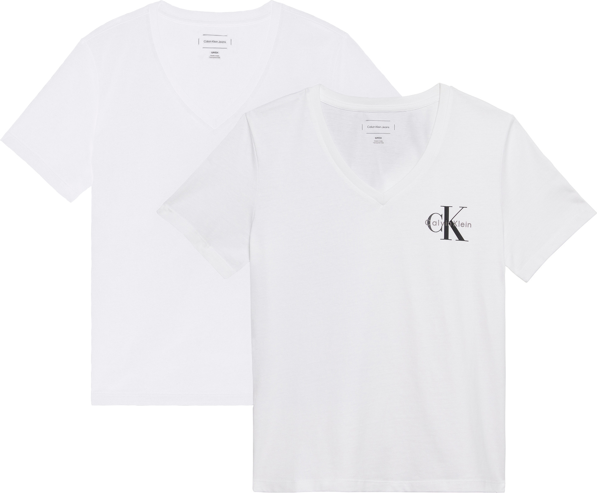 Calvin Klein Jeans Kurzarmshirt "A- Logo VN 2 pack Tee" Packung, 2er-Pack, günstig online kaufen