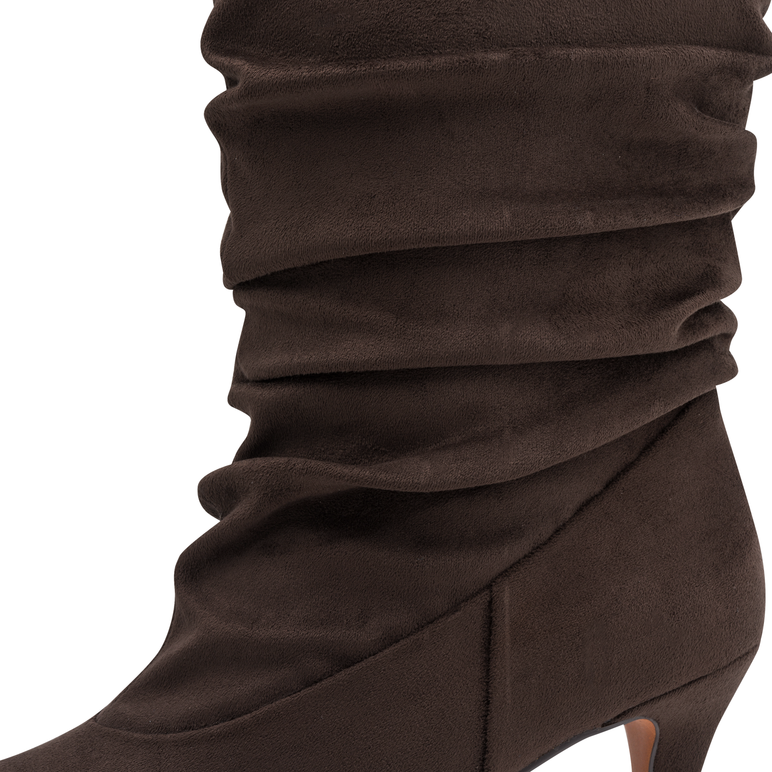 MARCO TOZZI Stiefel  Trichterabsatz, Kurzstiefel im Slouchy-Falten-Look
