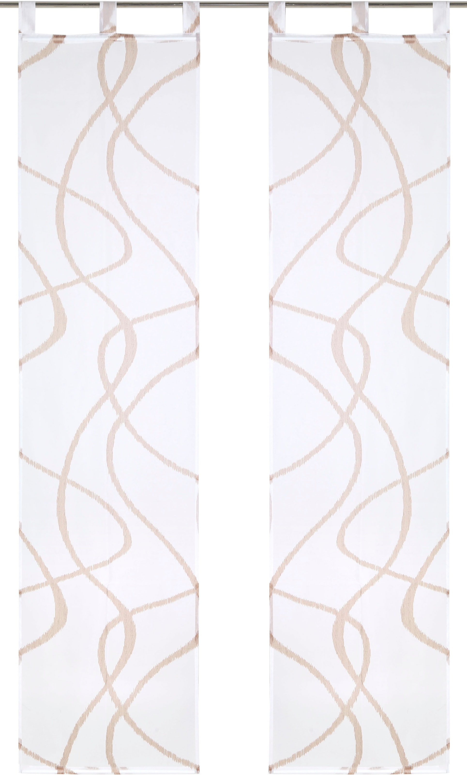 my home Schiebegardine "Bene" Schlaufen 2 Stk. tlg. Inkl. Beschwerungsstang günstig online kaufen