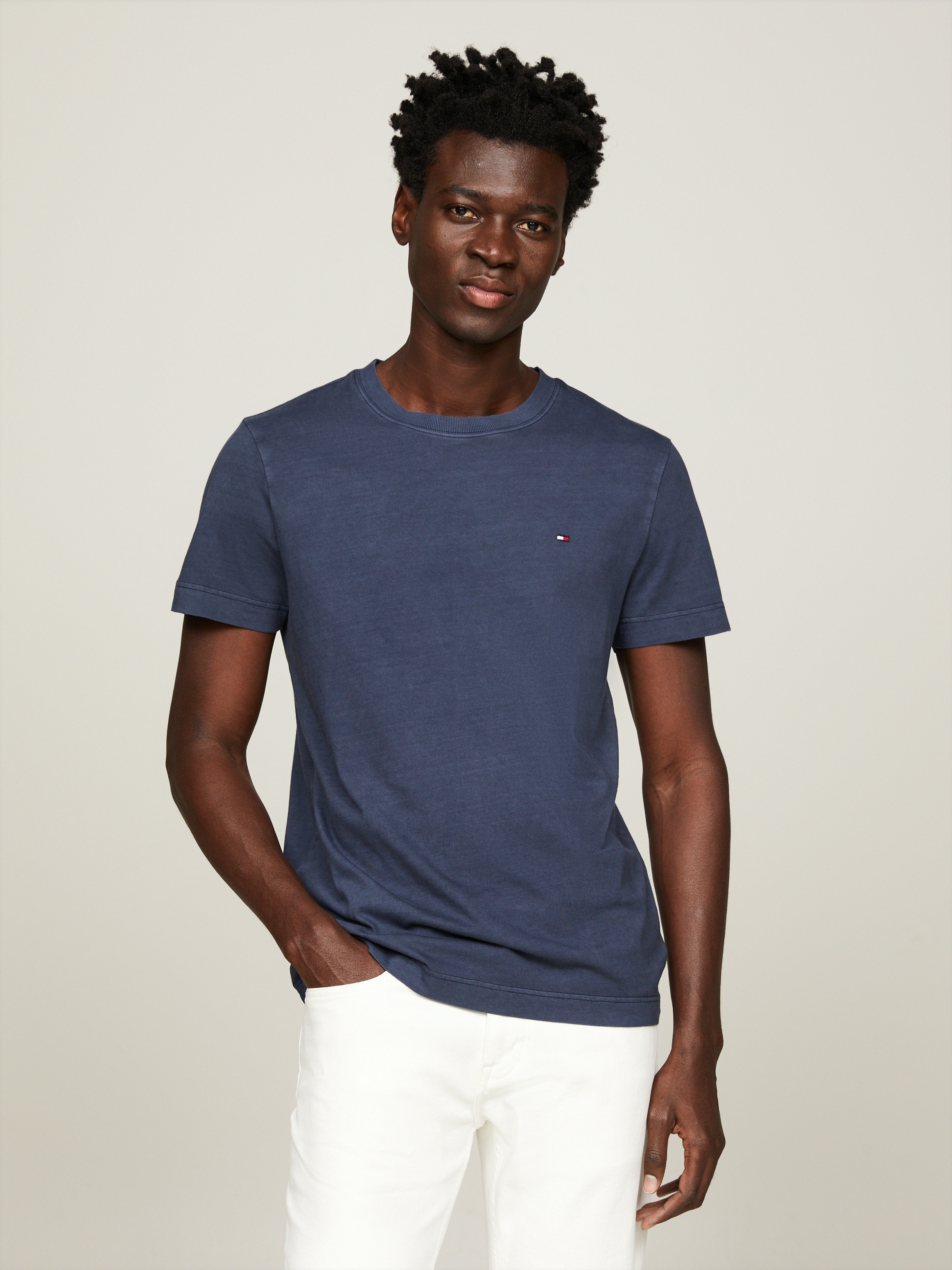 Tommy flag t shirt hotsell