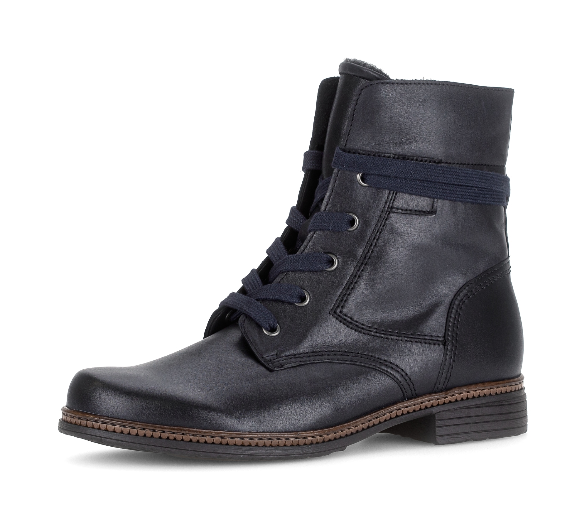 Gabor Schnürstiefelette, Blockabsatz, Schnürboots, Businessschuh mit Best F günstig online kaufen