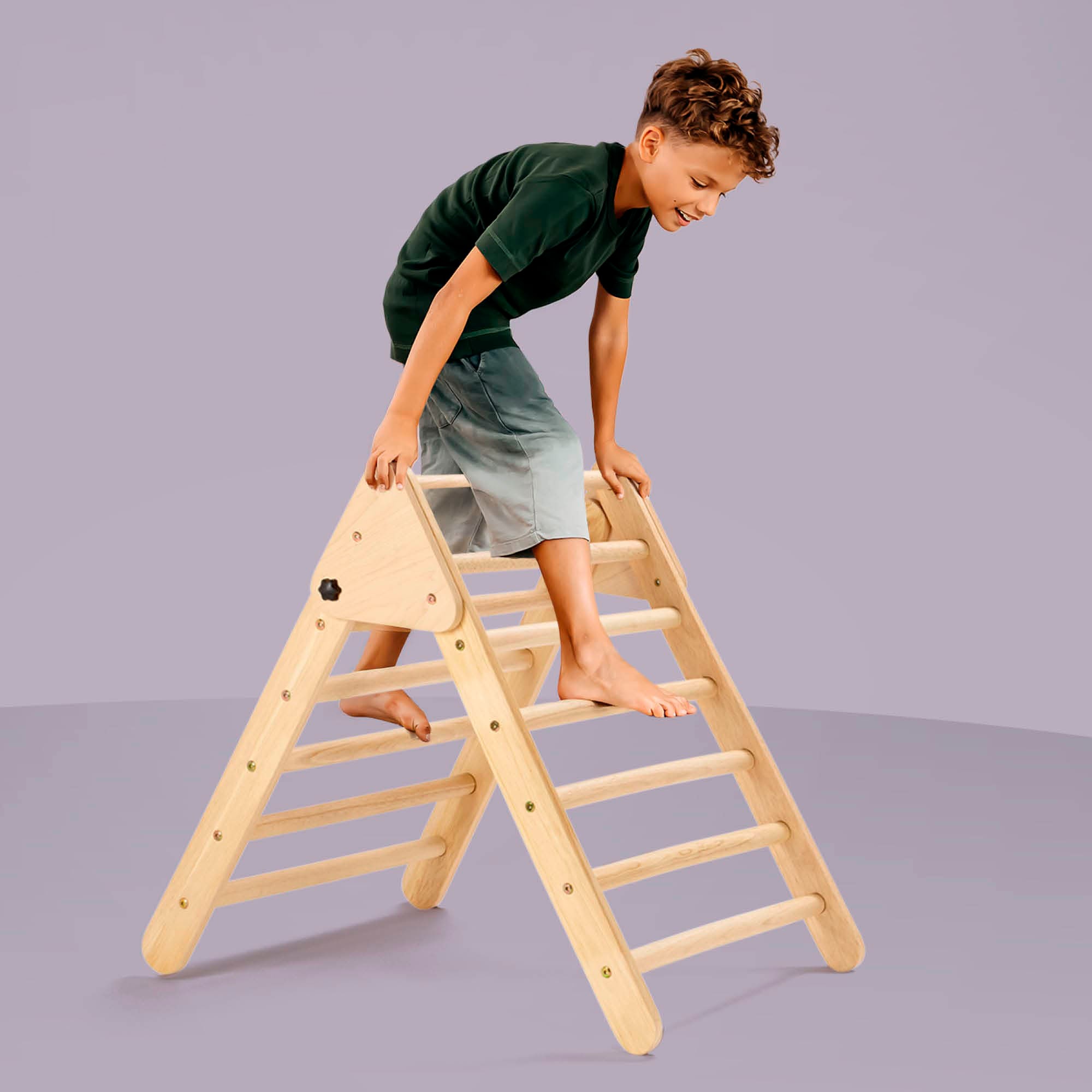 BabyGo Klettergerüst »Woodland 2 Kletterdreieck« aus Holz