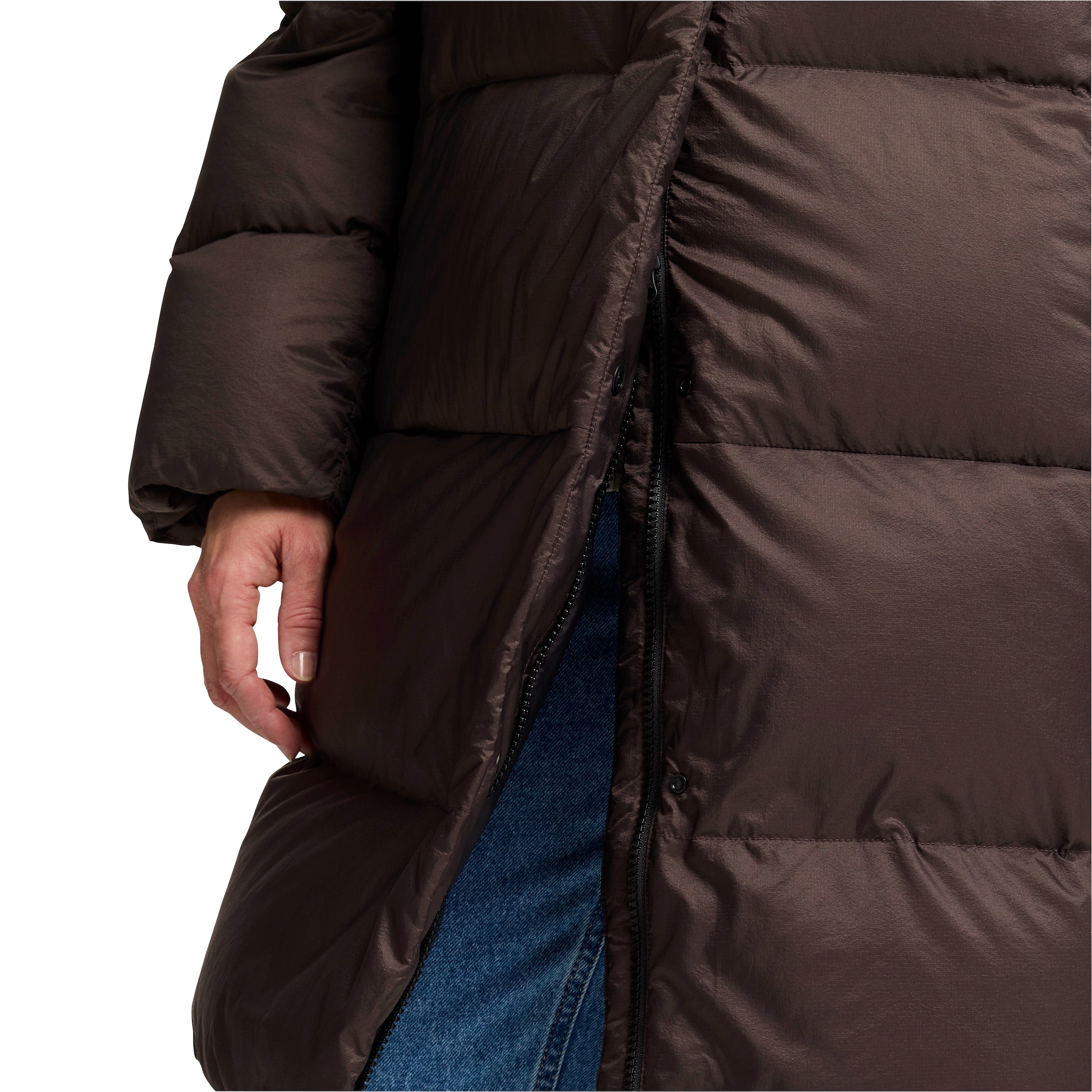 Jack Wolfskin Daunenmantel »ICY HILL COAT W RDS«, Wärmend, winddicht, Daunenjacke