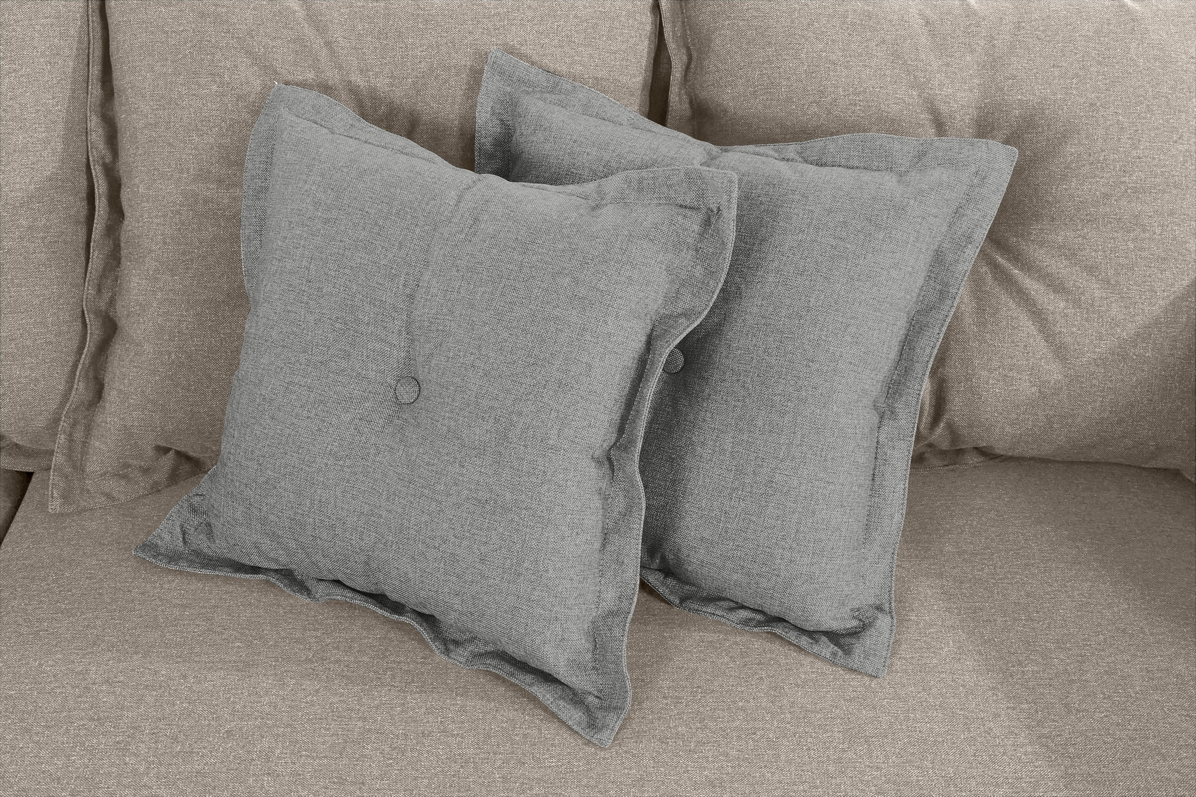 Home affaire Ecksofa »Baggio formschöne Polsterecke, bequem, Breite 277cm, L-Form«, Zierkissen inklusive