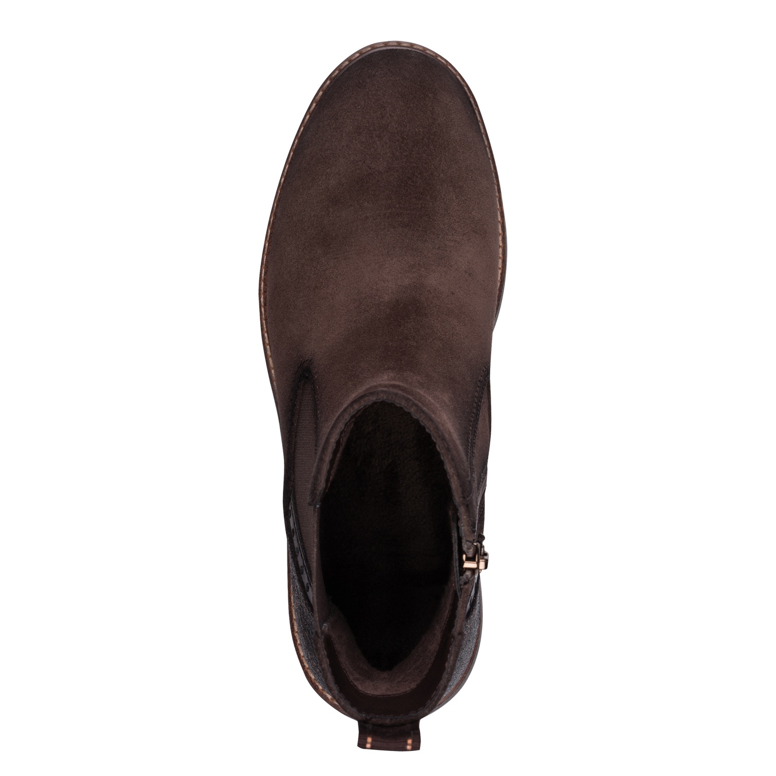 Tamaris Chelseaboots, Blockabsatz, Stiefelette mit Kontrast-Rahmennaht