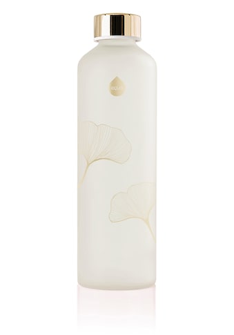 equa Trinkflasche »Mismatch - Ginkgoblatt«, Borosilikatglas, sandgestrahlt, 750 ml kaufen