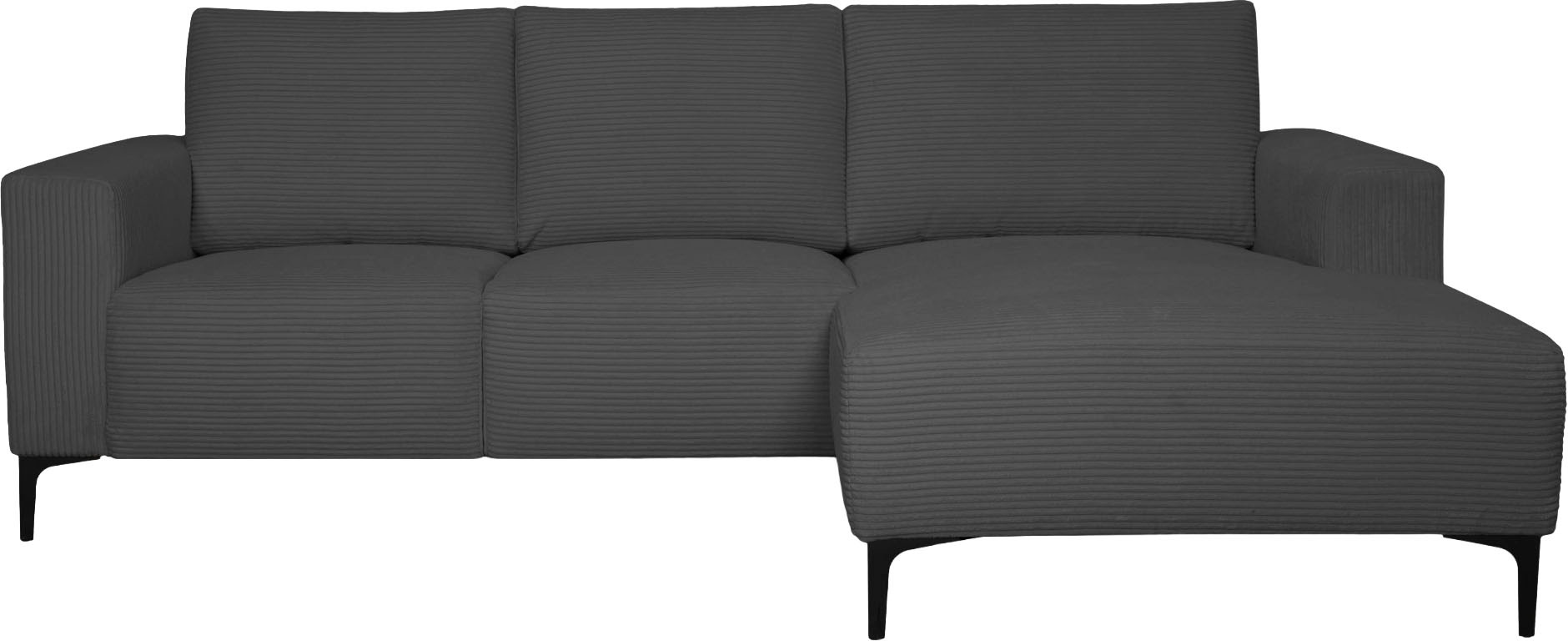 Home affaire Ecksofa "Tournon L-Form, Breite 232 cm, Breitcord" Designsofa günstig online kaufen