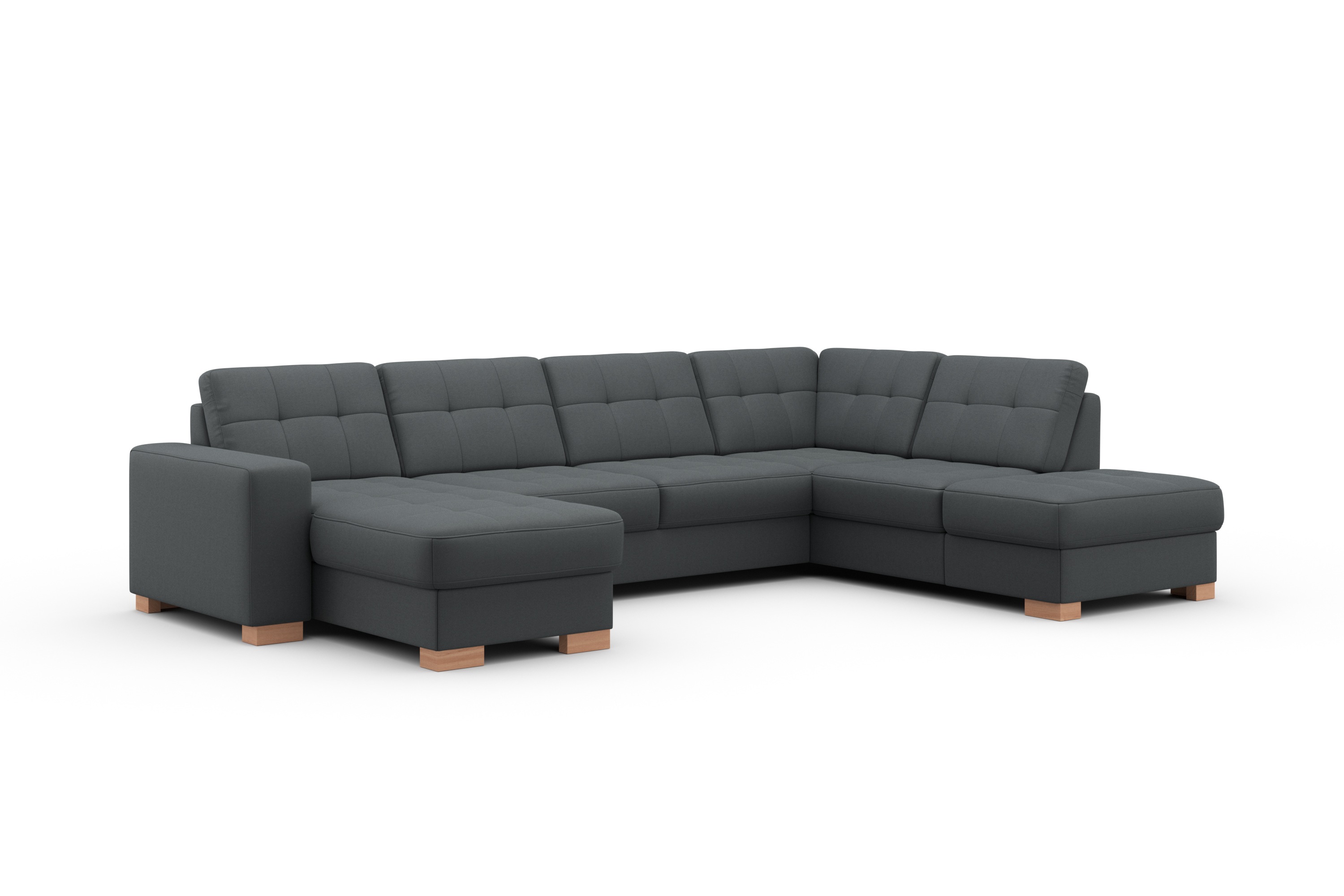 Thumbnail - sit&more Wohnlandschaft "Quincy U-Form" wahlweise mit Bettfunktion und Bettkasten