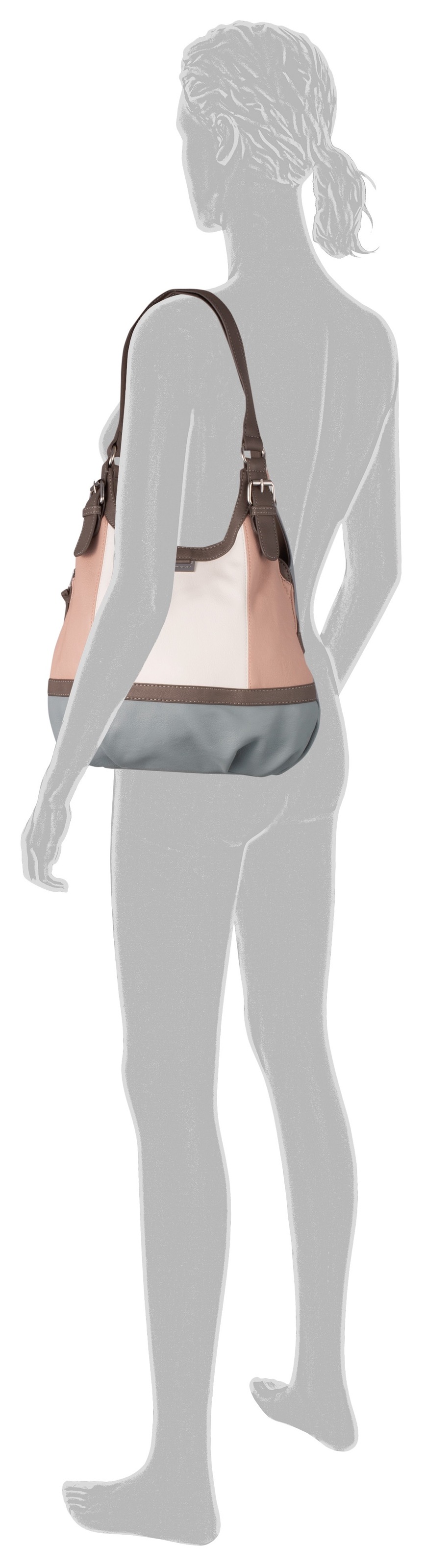 TOM TAILOR Shopper "Juna" aus soft genarbtem ledrigen Material mit glänzend günstig online kaufen