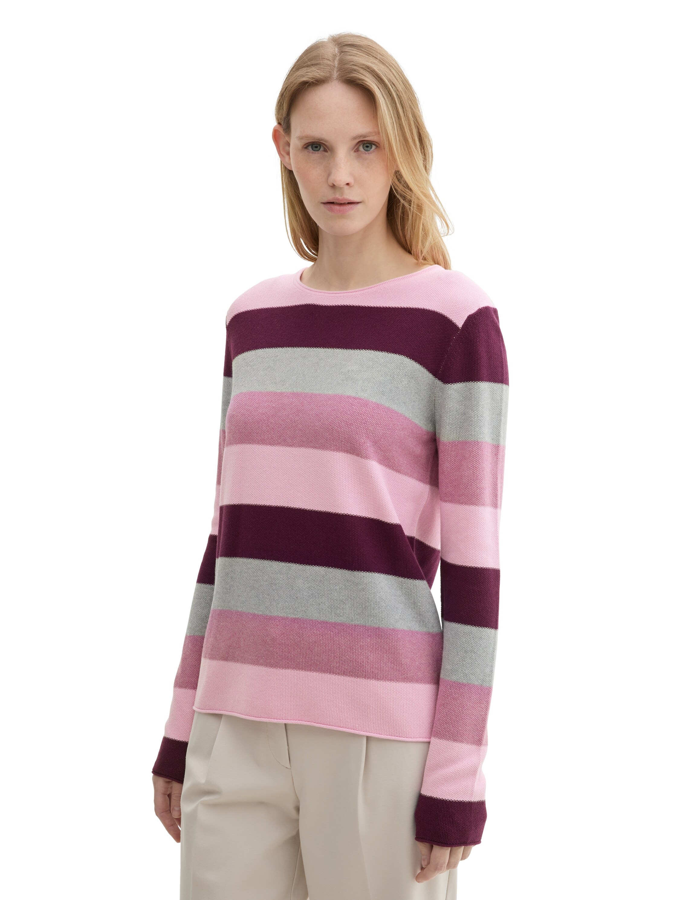 TOM TAILOR Strickpullover "Otto", mit Viskose günstig online kaufen